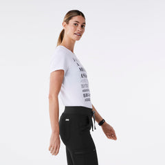 Medical Assistant Short-Sleeve Underscrub - White