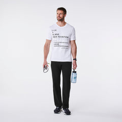 Nurse Practitioner Short-Sleeve Underscrub - White