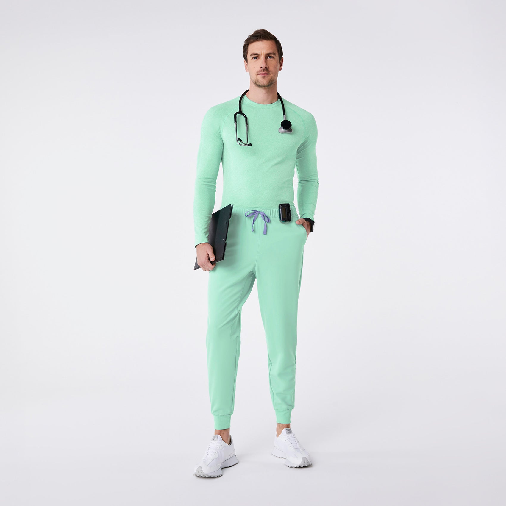 Makato Seamless Long-Sleeve Underscrub - Mariner