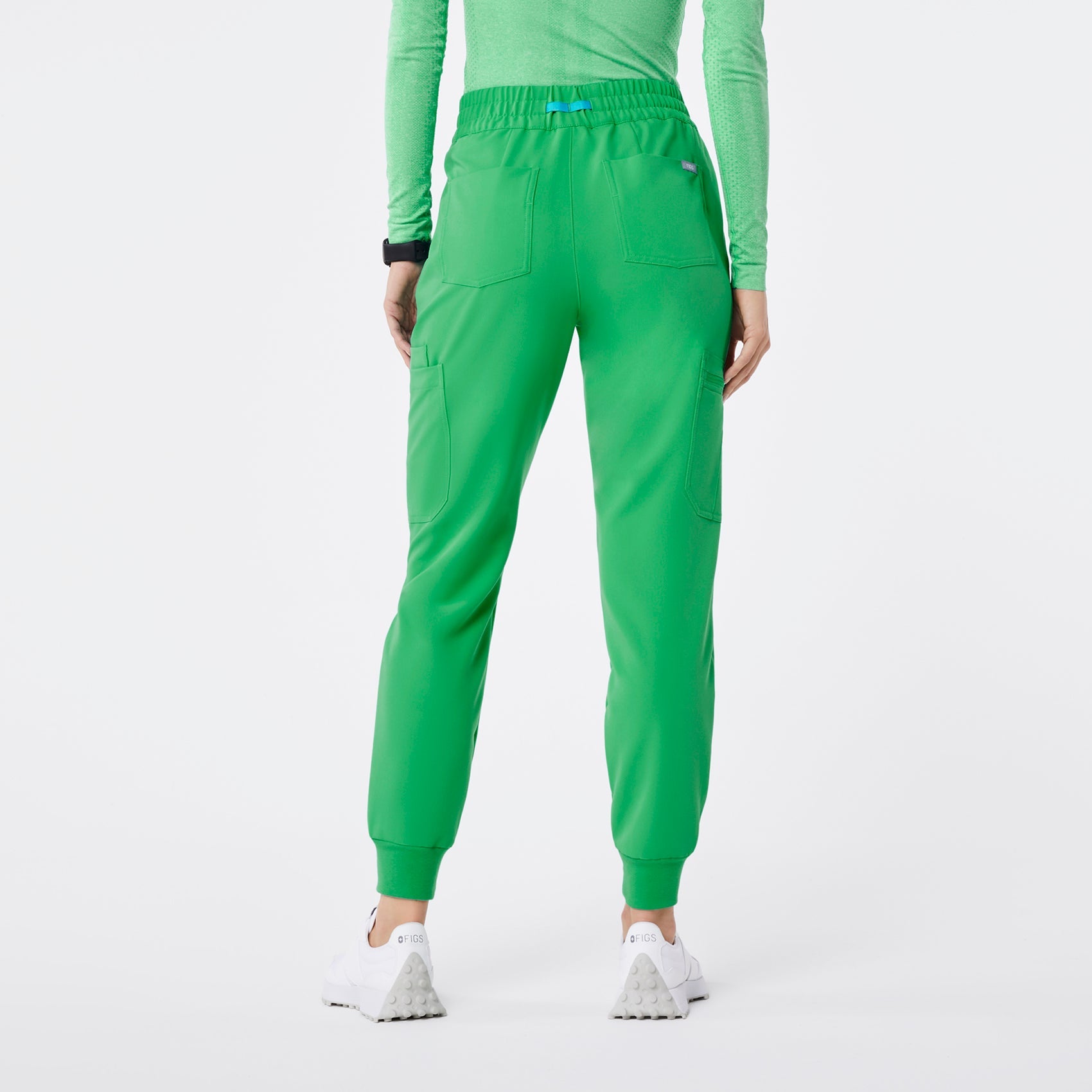 Uman High-Rise Jogger Scrub Pant - Emerald