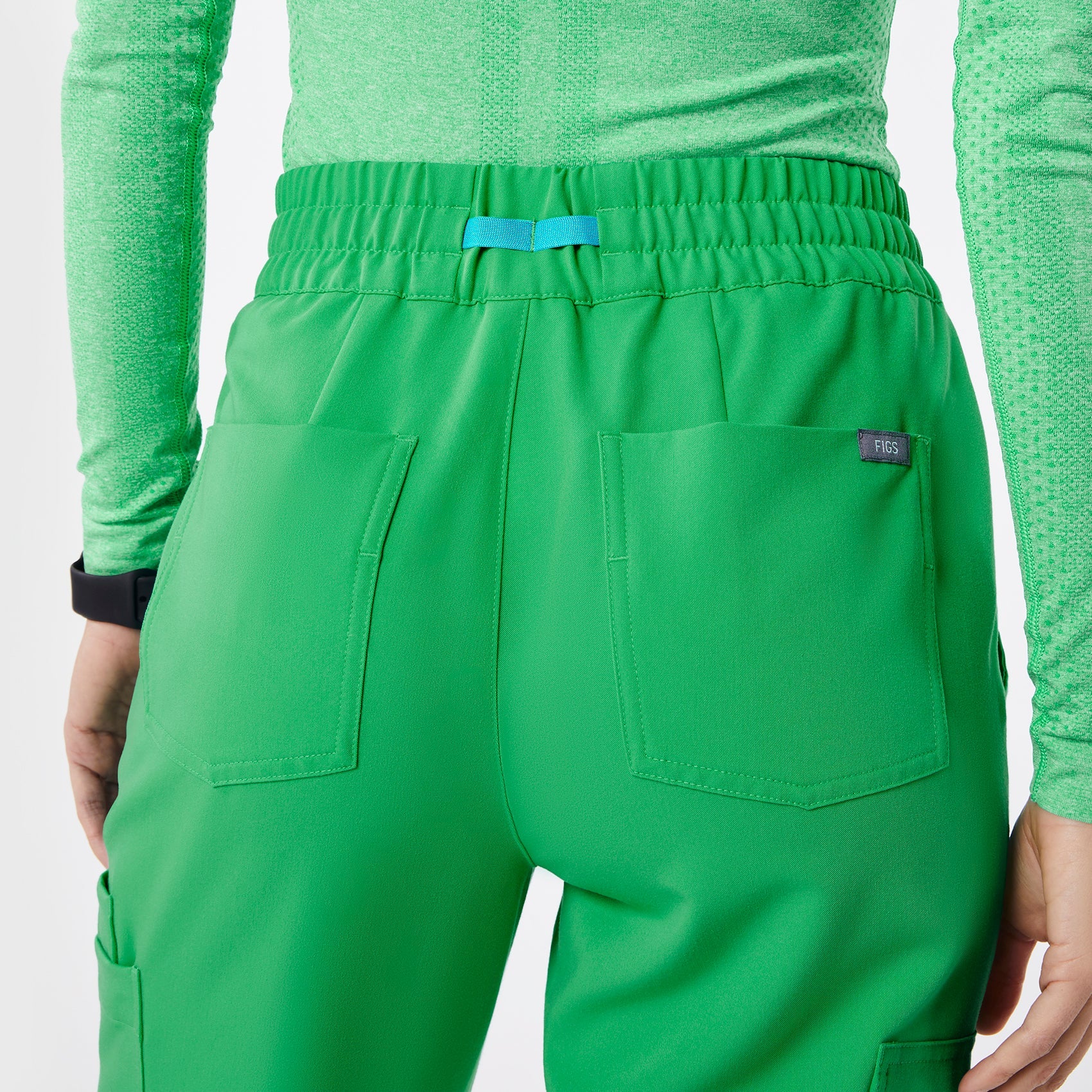 Uman High-Rise Jogger Scrub Pant - Emerald