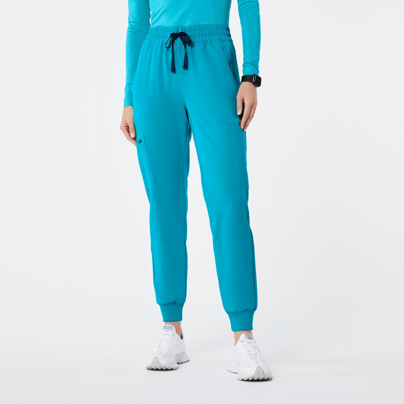 Uman High-Rise Jogger Scrub Pant - Teal