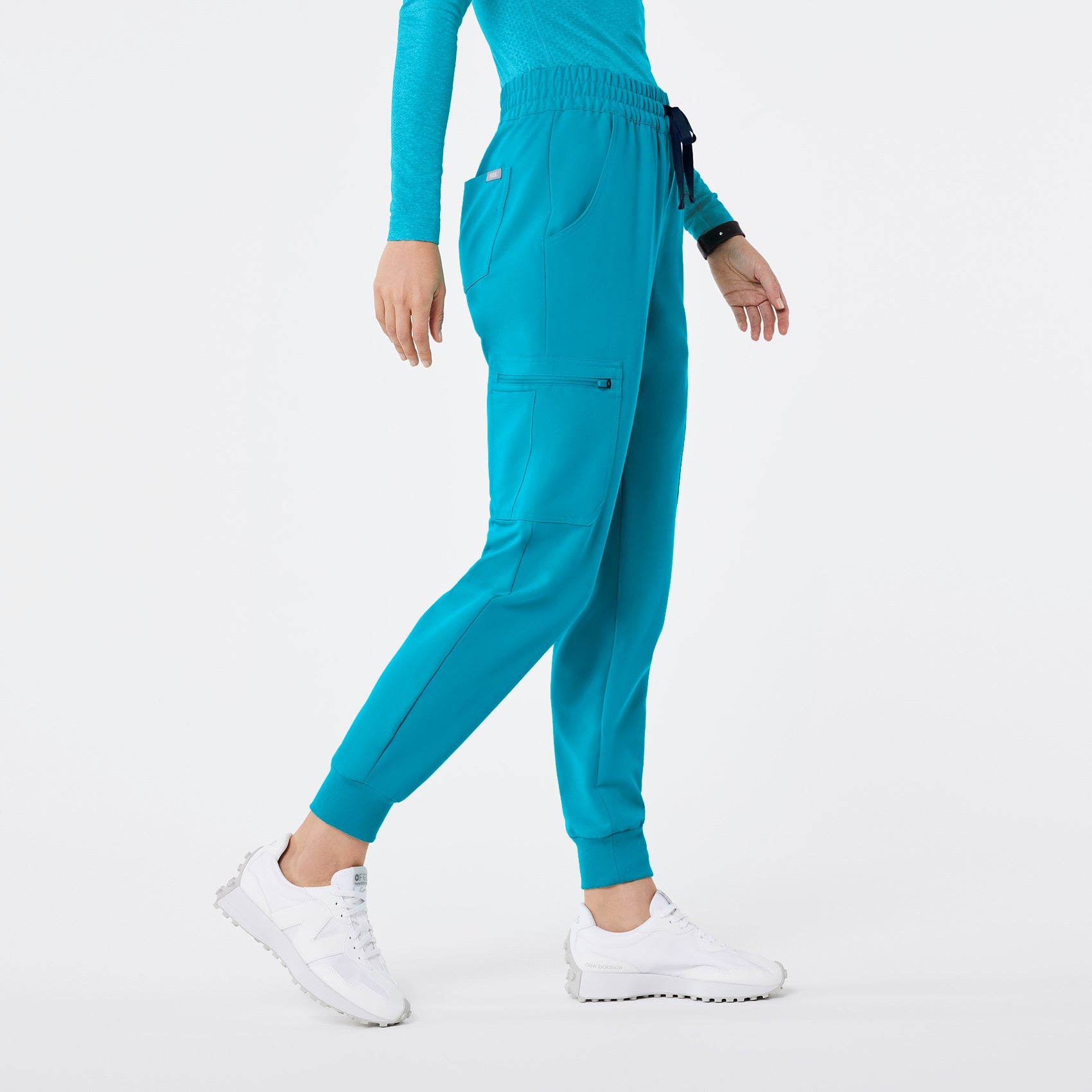 Uman High-Rise Jogger Scrub Pant - Teal