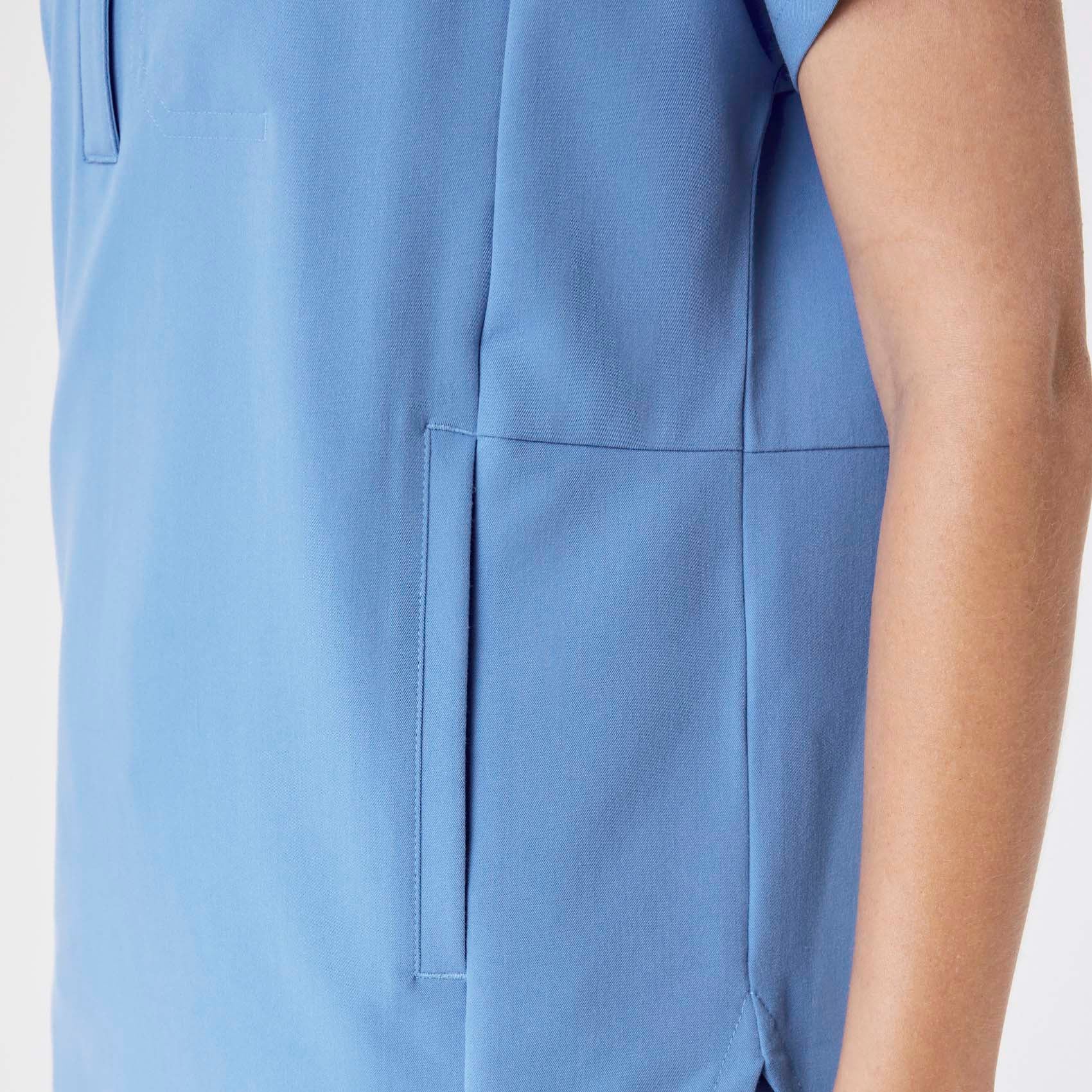 Montex Relaxed Scrub Top - Ceil Blue