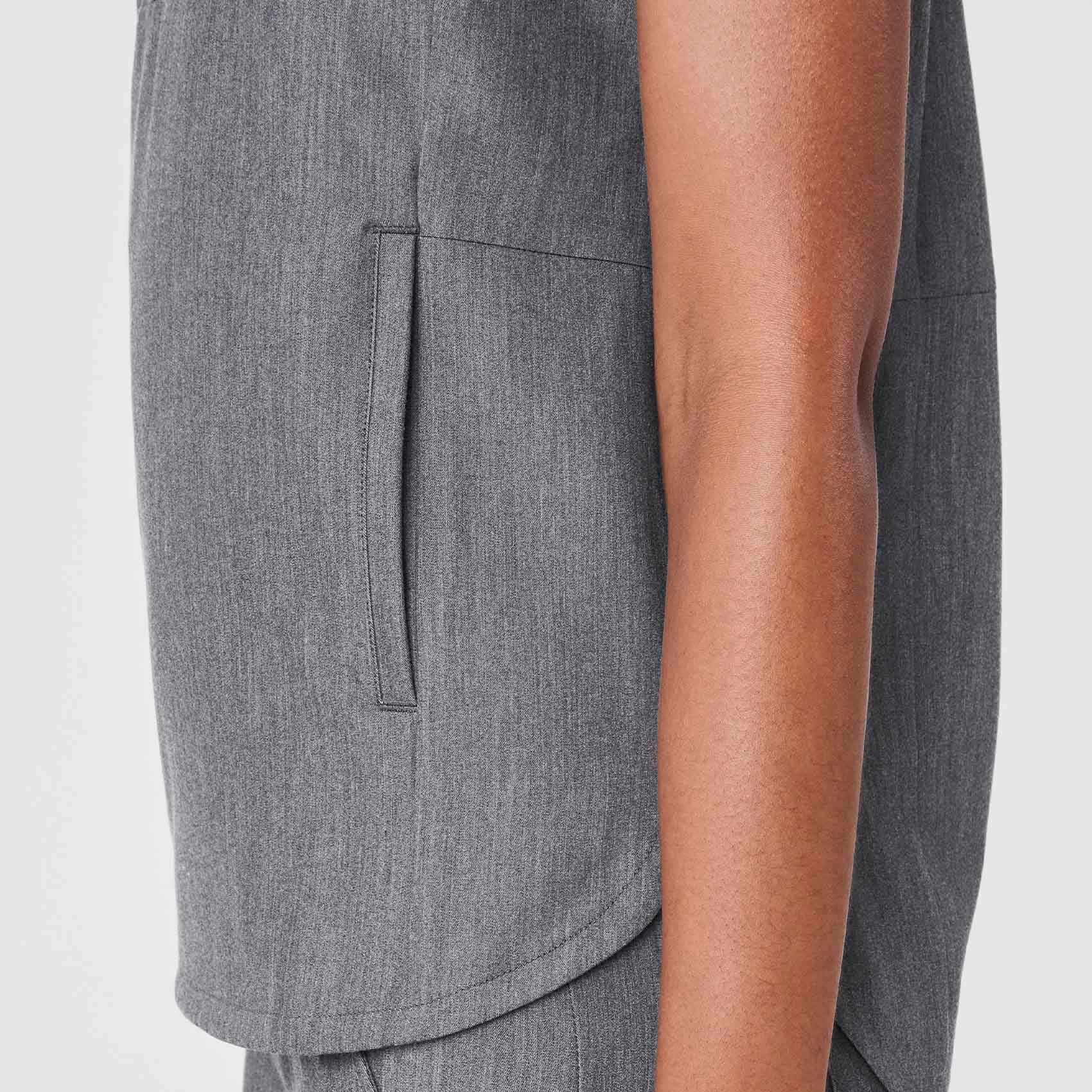 Montex Relaxed Scrub Top - Graphite