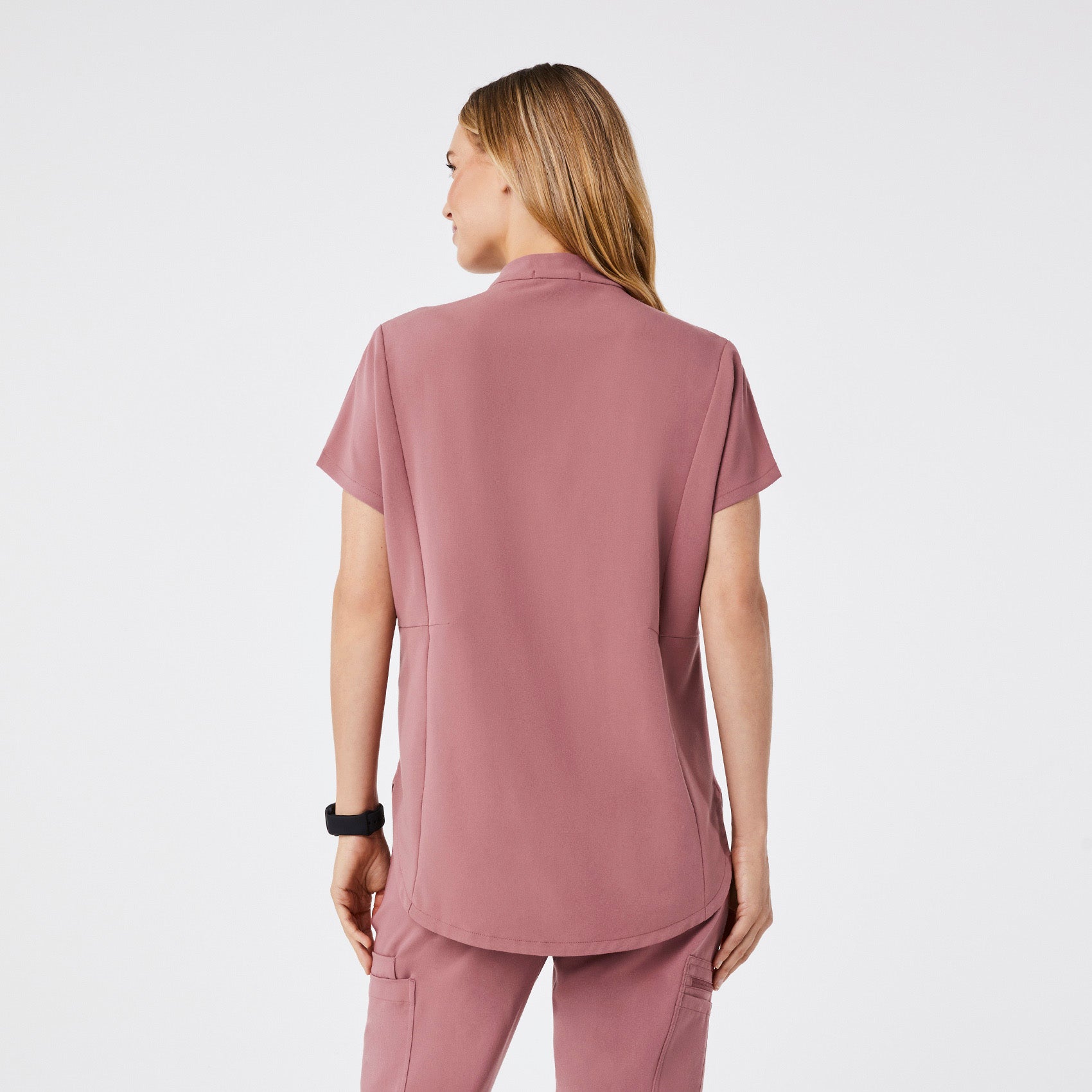 Montex Relaxed Scrub Top - Mauve