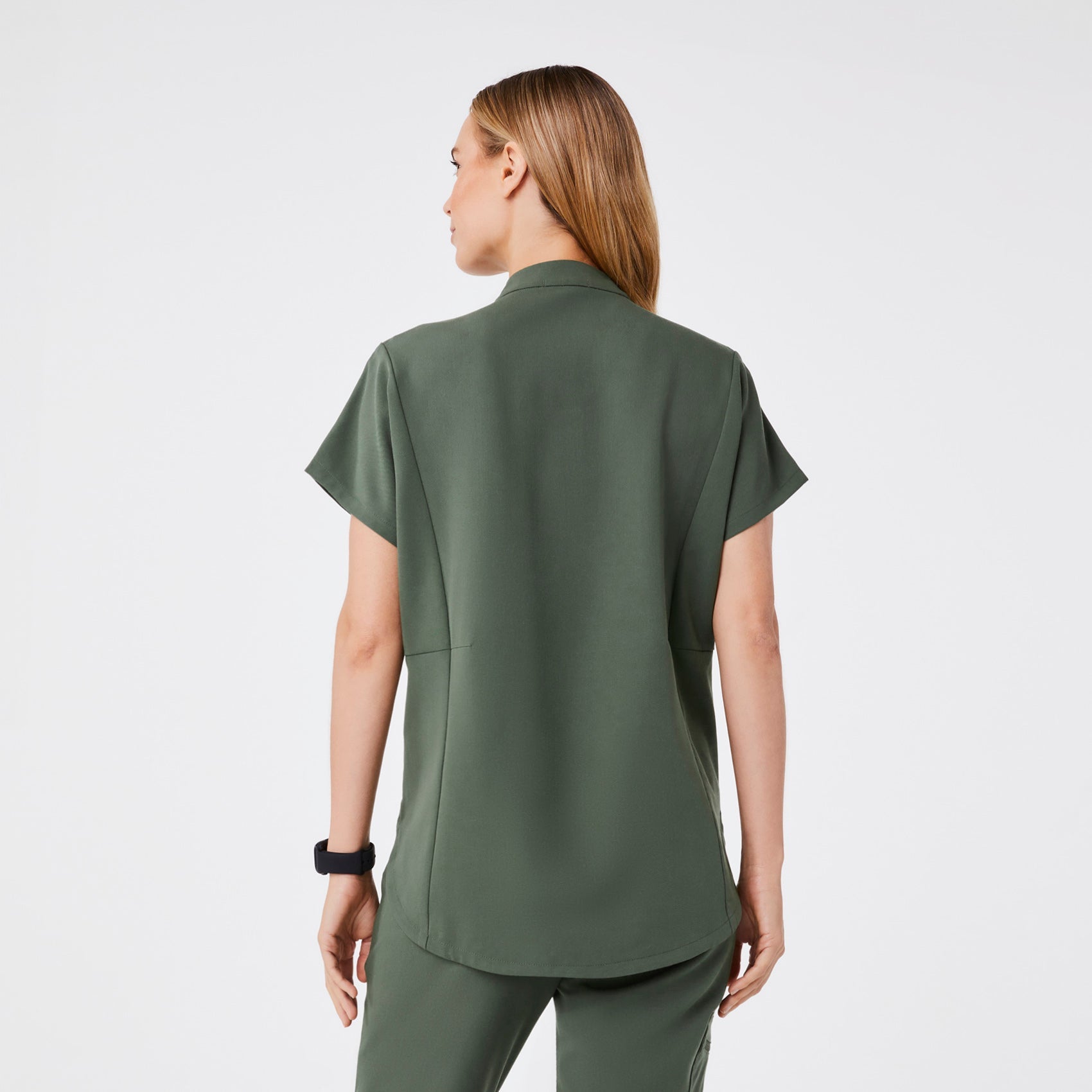 Montex Relaxed Scrub Top - Moss