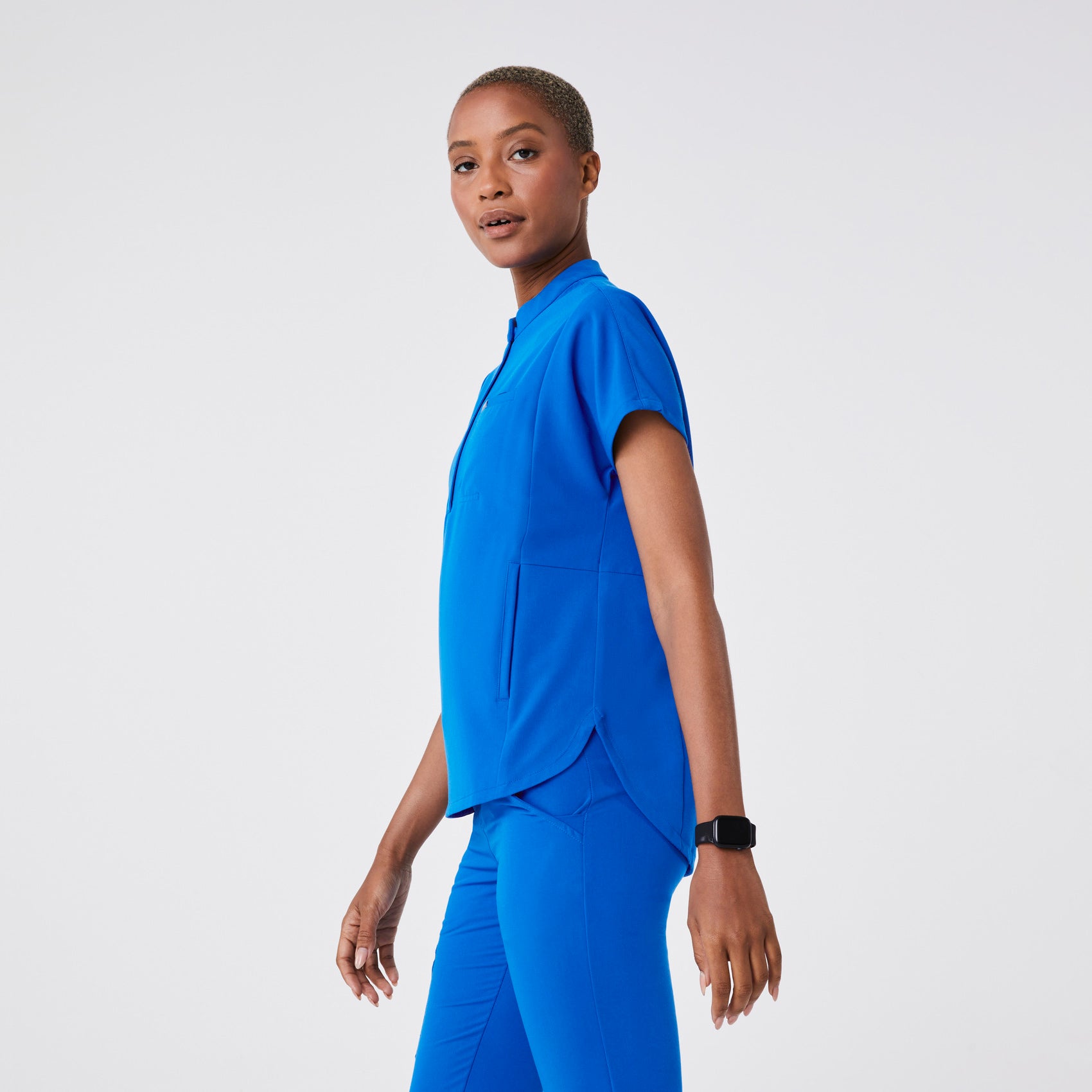 Montex Relaxed Scrub Top - Royal Blue
