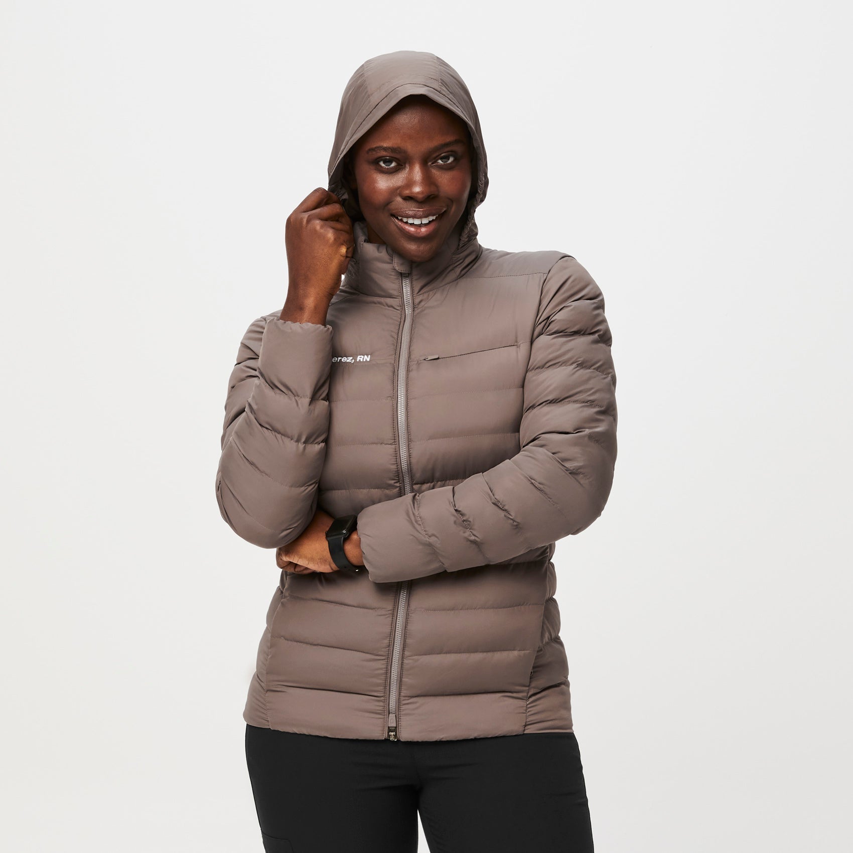 Packable Puffer Jacket - Cacao