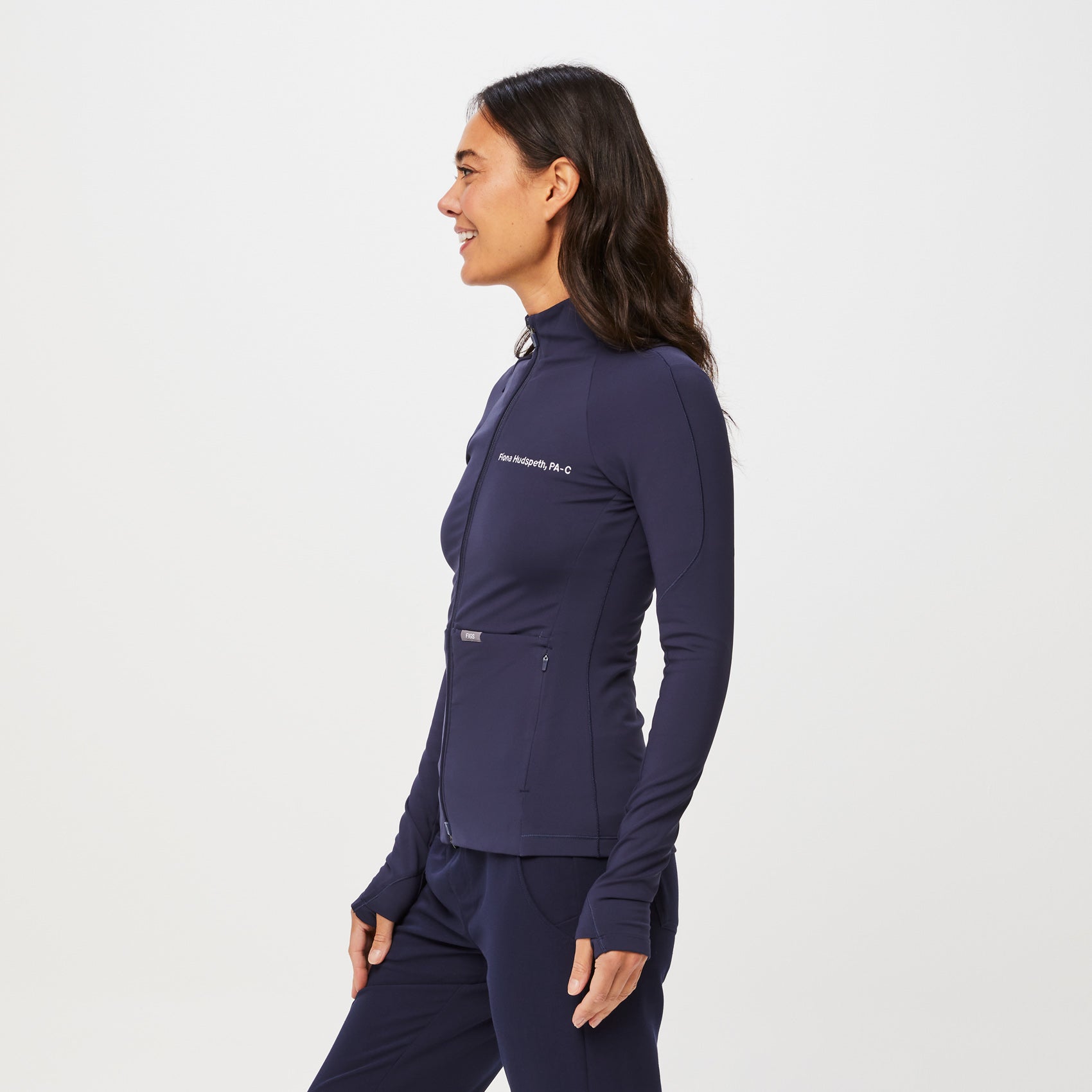 ContourKnit Scrub Jacket™ - Navy