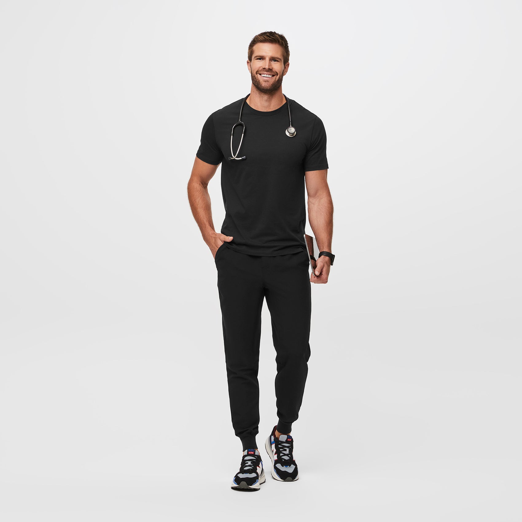 Supersoft Short-Sleeve Underscrub - Black
