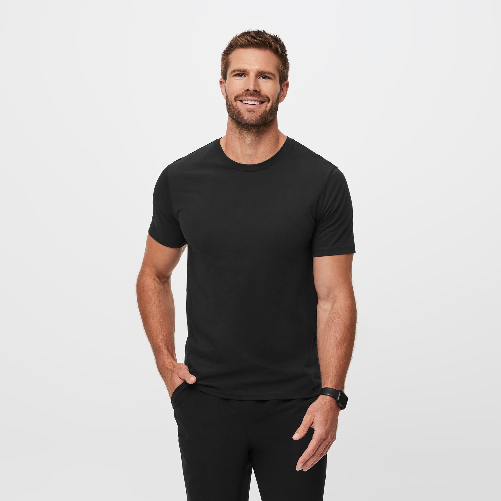 Supersoft Short-Sleeve Underscrub - Black