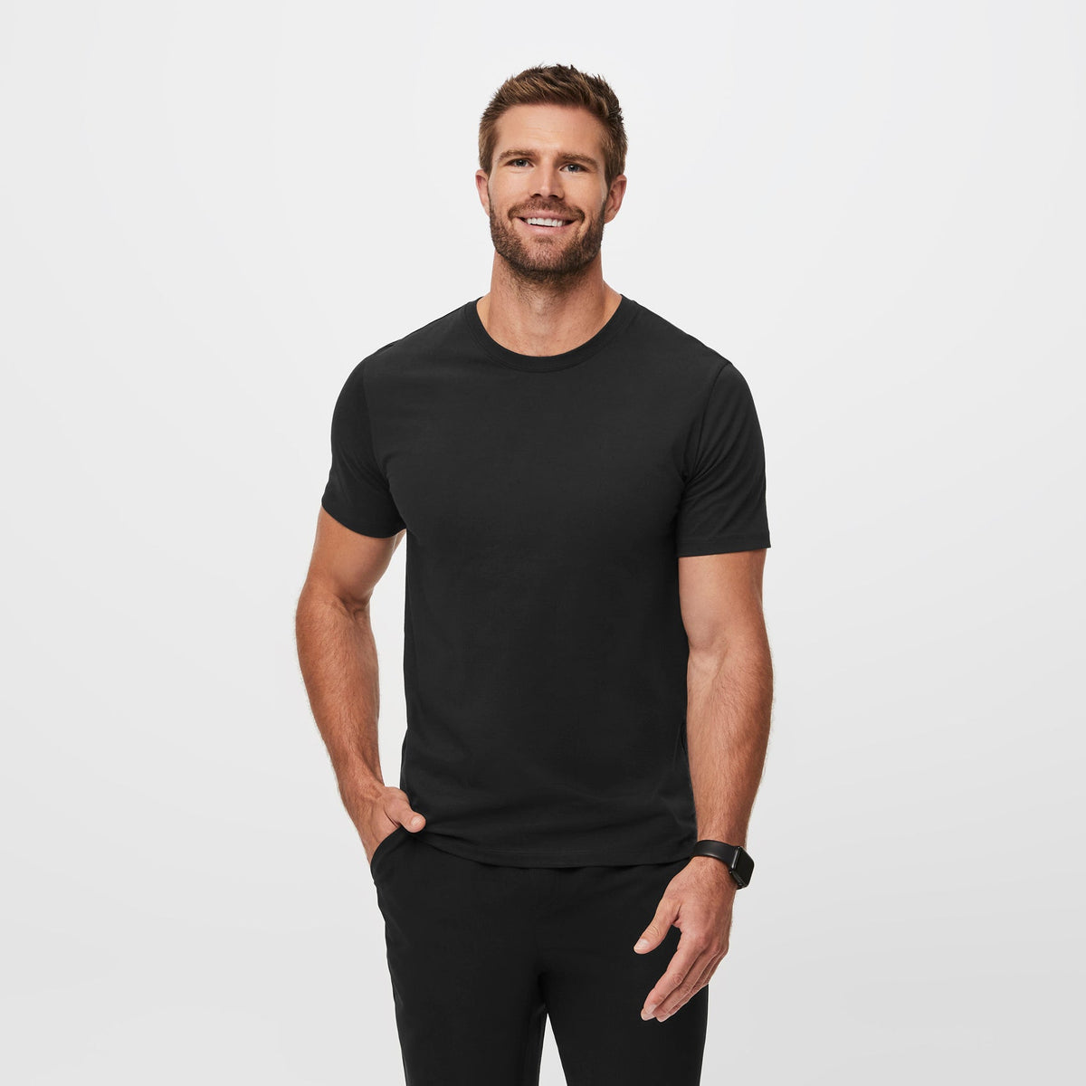 Supersoft Short-Sleeve Underscrub - Black