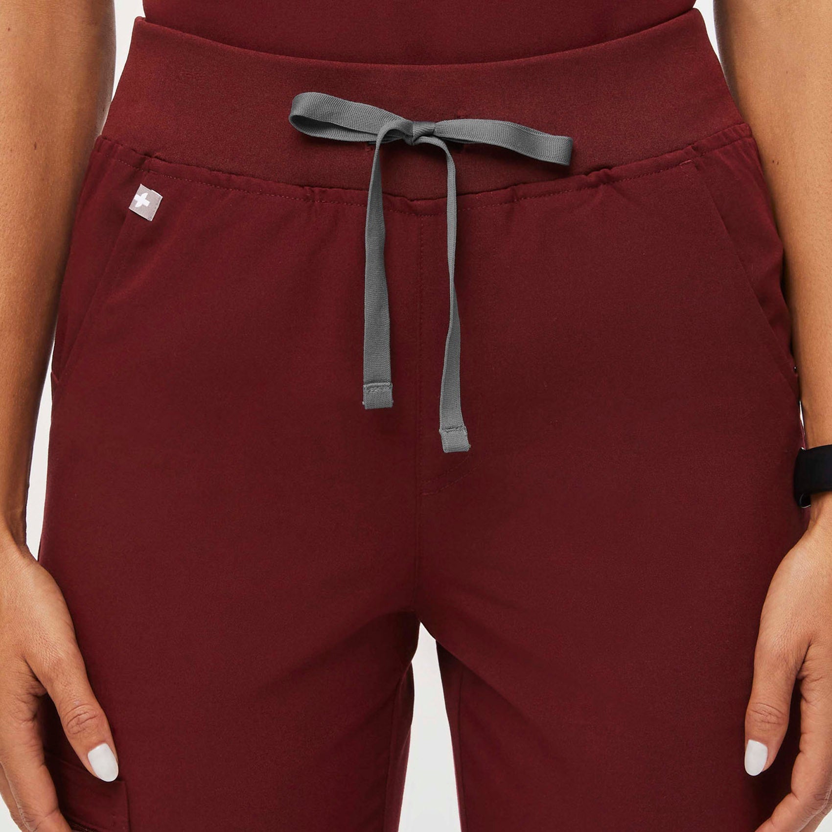 Zamora High-Rise Jogger Scrub Pant™ - Burgundy