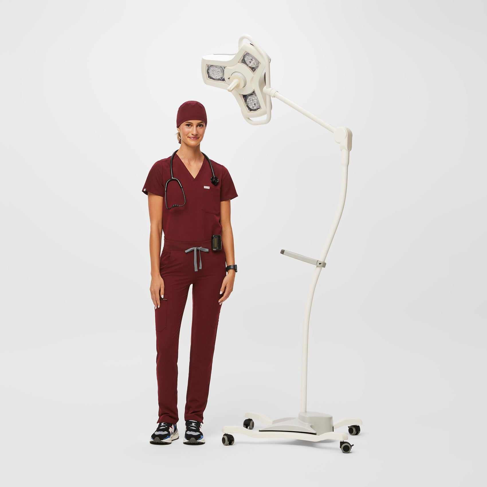 Modern Scrub Cap - Burgundy