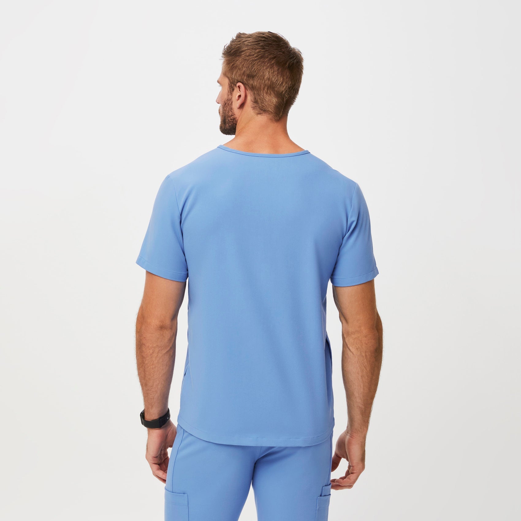 Chisec Scrub Top™ - Ceil Blue