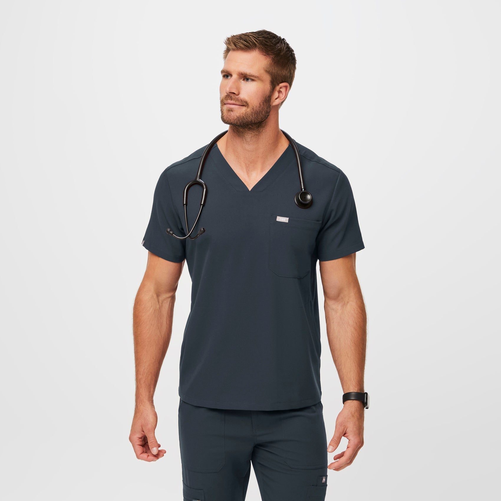 Chisec Scrub Top™ - Dark Harbor