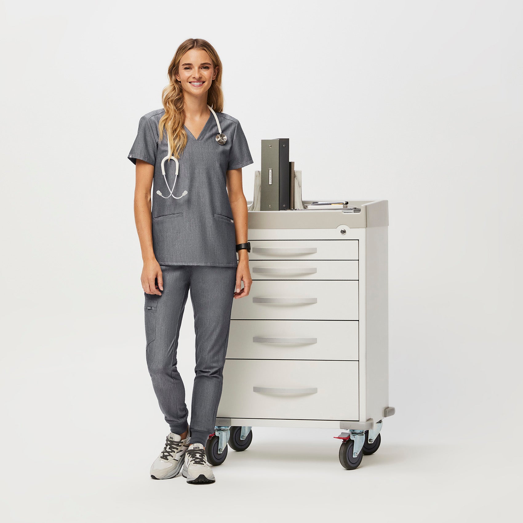 Casma Scrub Top™ - Graphite