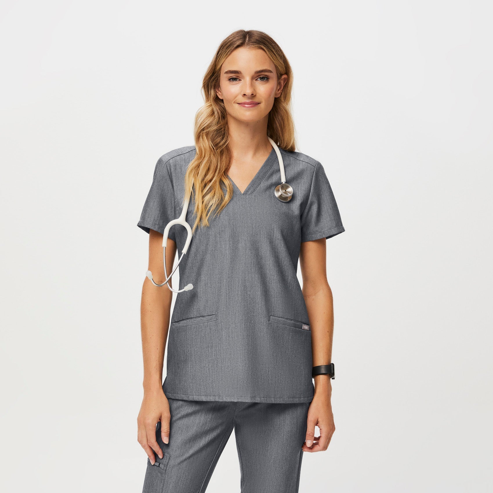 Casma Scrub Top™ - Graphite