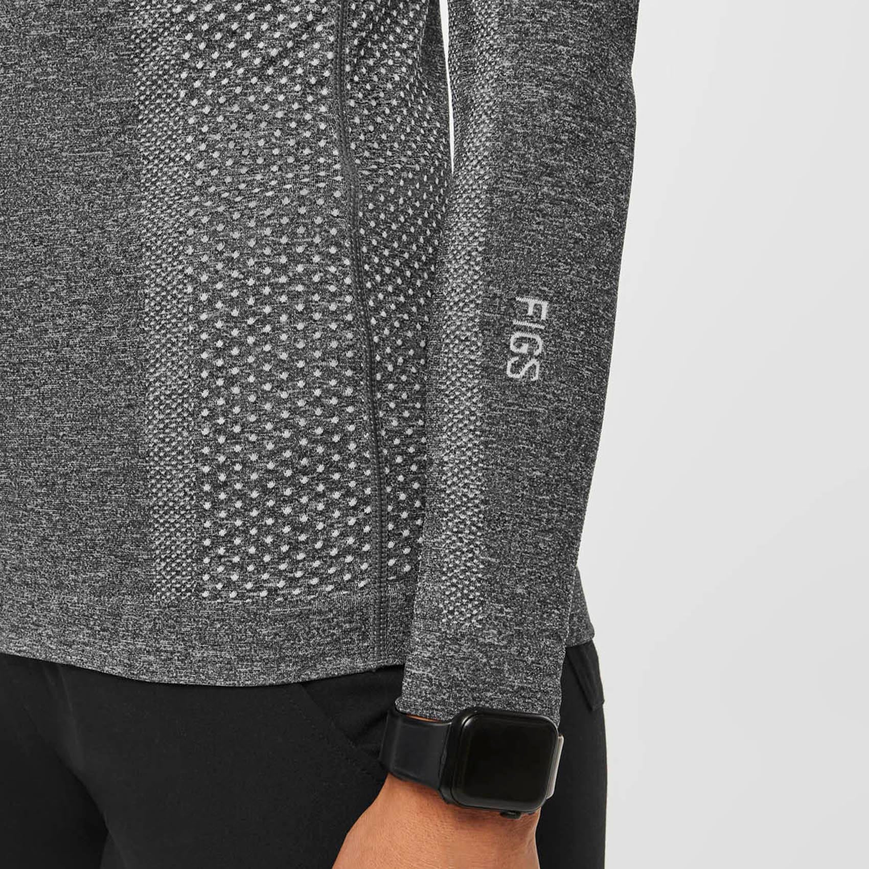 Salta Seamless Long-Sleeve Underscrub - Graphite