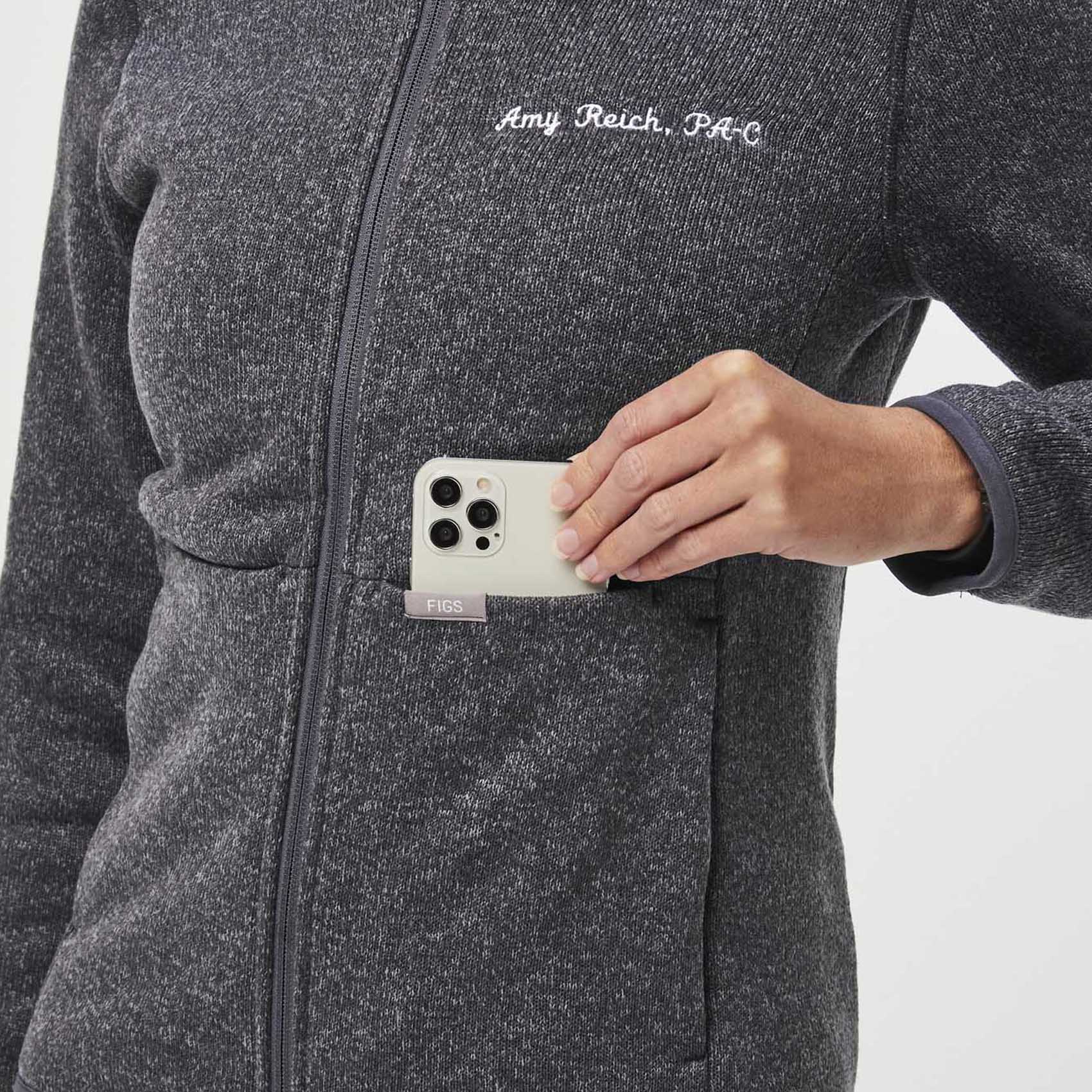 On-Shift Sweater-Knit Jacket™ - Heather Dark Charcoal