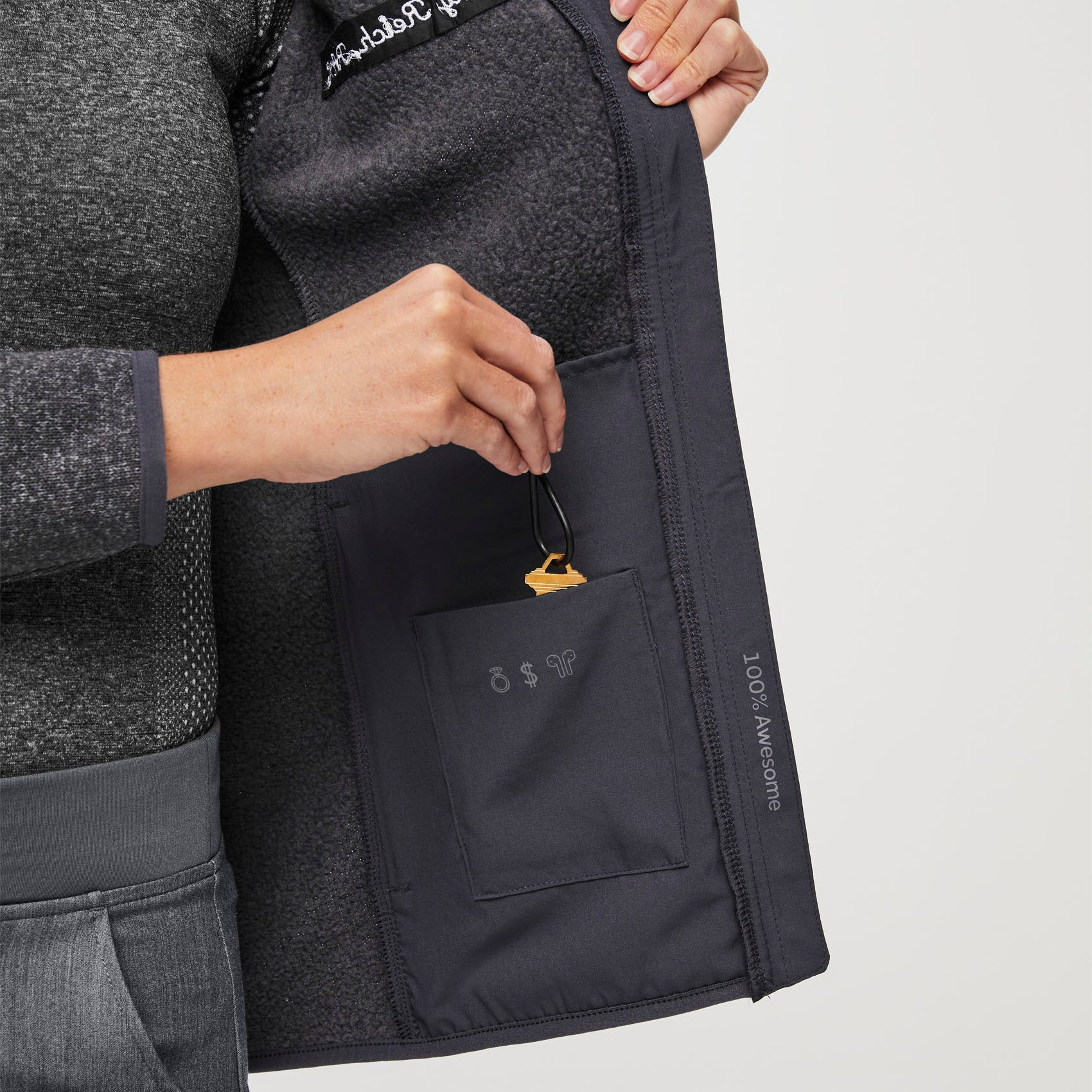 On-Shift Sweater-Knit Jacket™ - Heather Dark Charcoal