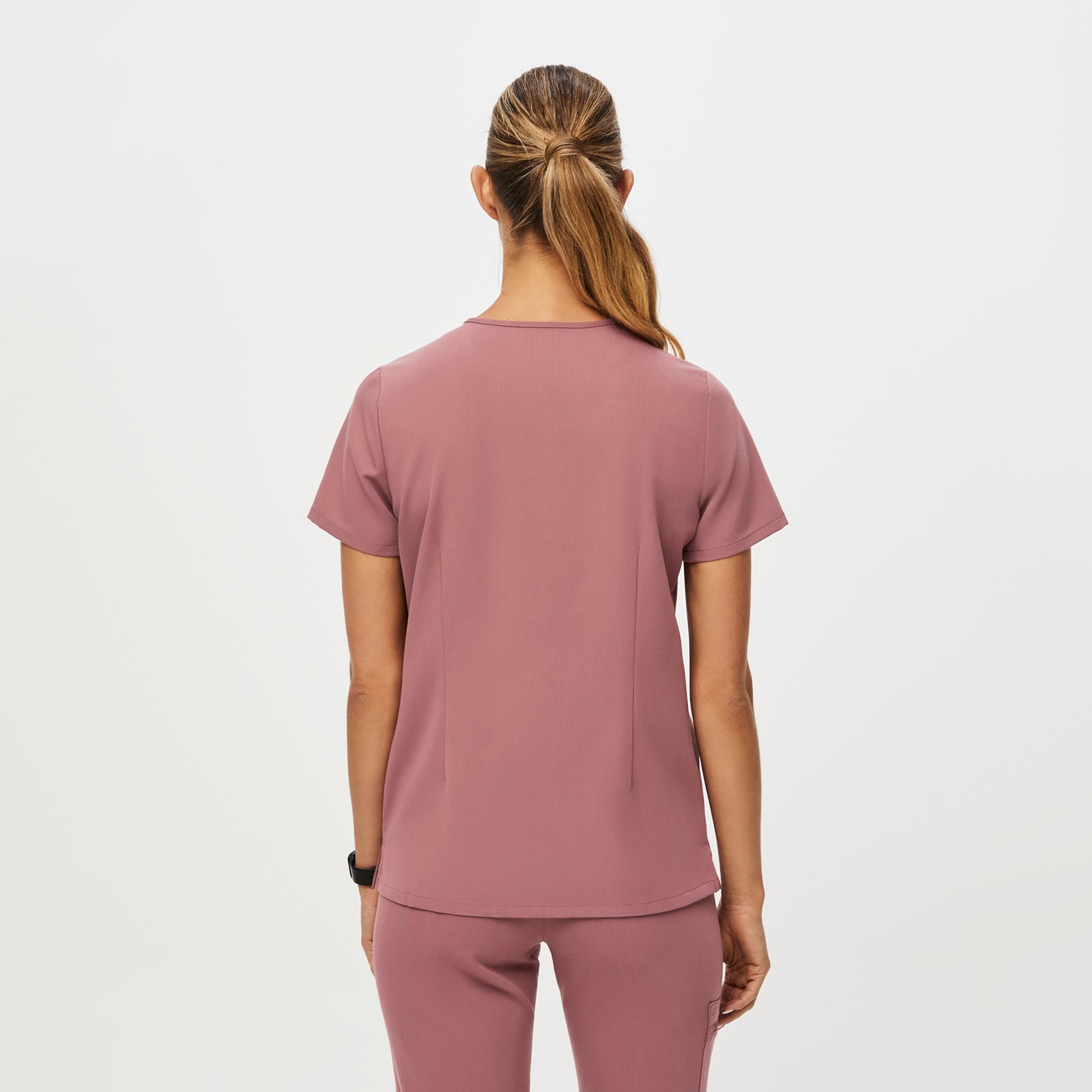 Casma Scrub Top™ - Mauve