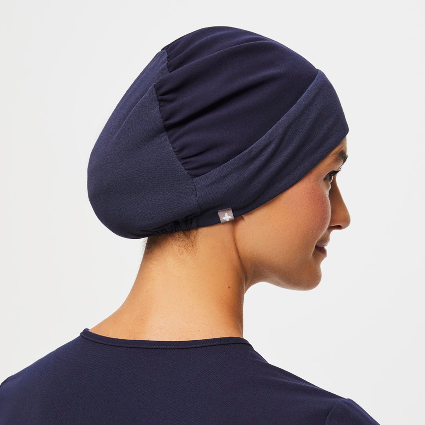 Modern Expandable Scrub Cap - Navy