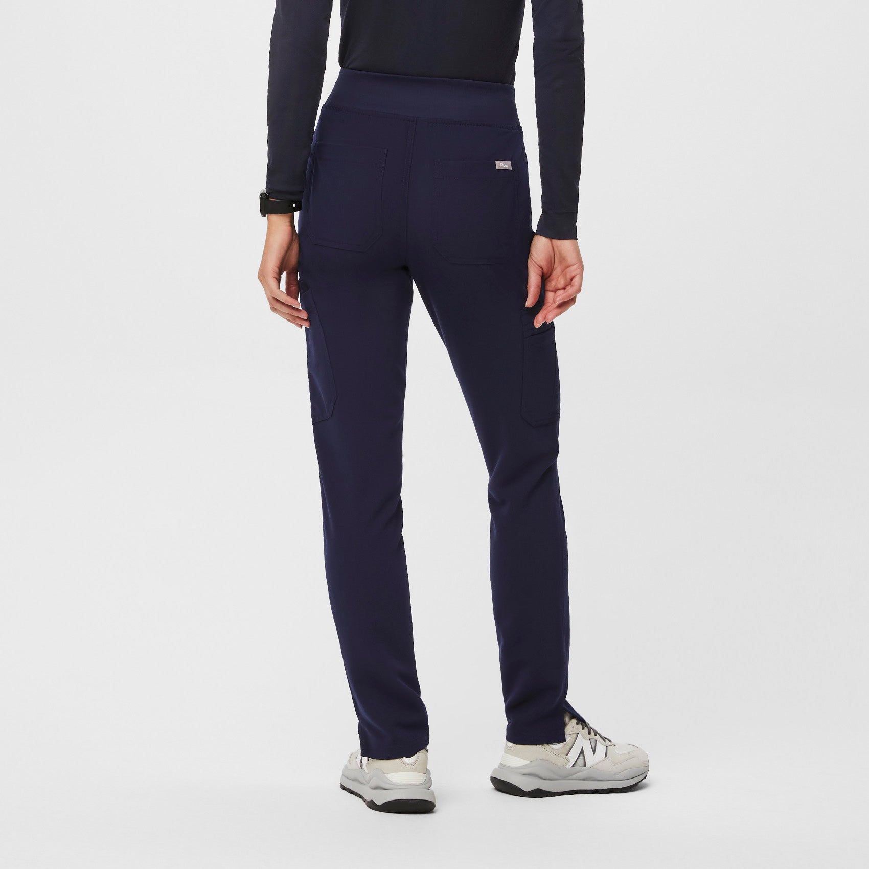 Yola High-Rise Slim Scrub Pant™ - Navy
