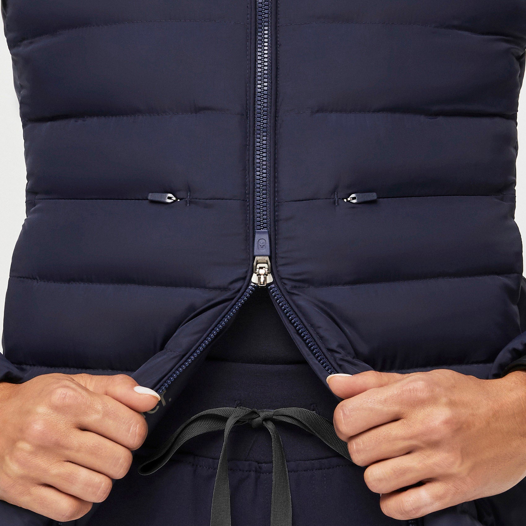 Packable Puffer Jacket - Navy