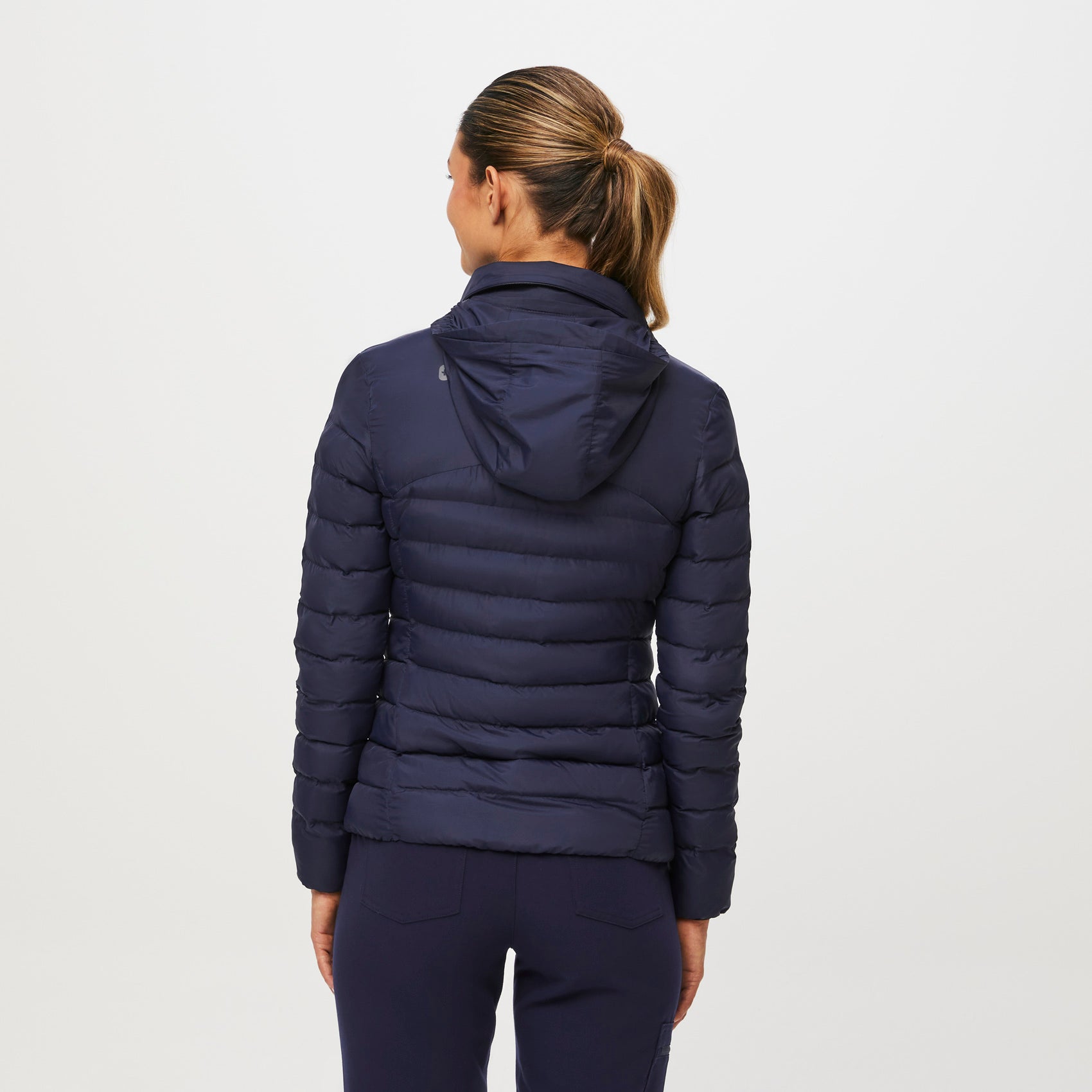 Packable Puffer Jacket - Navy