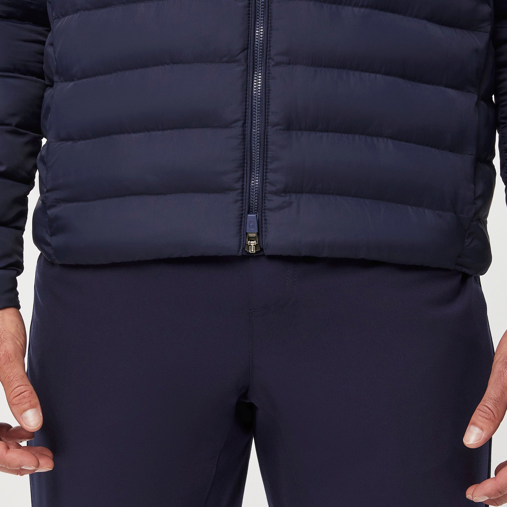 Packable Puffer Jacket - Navy