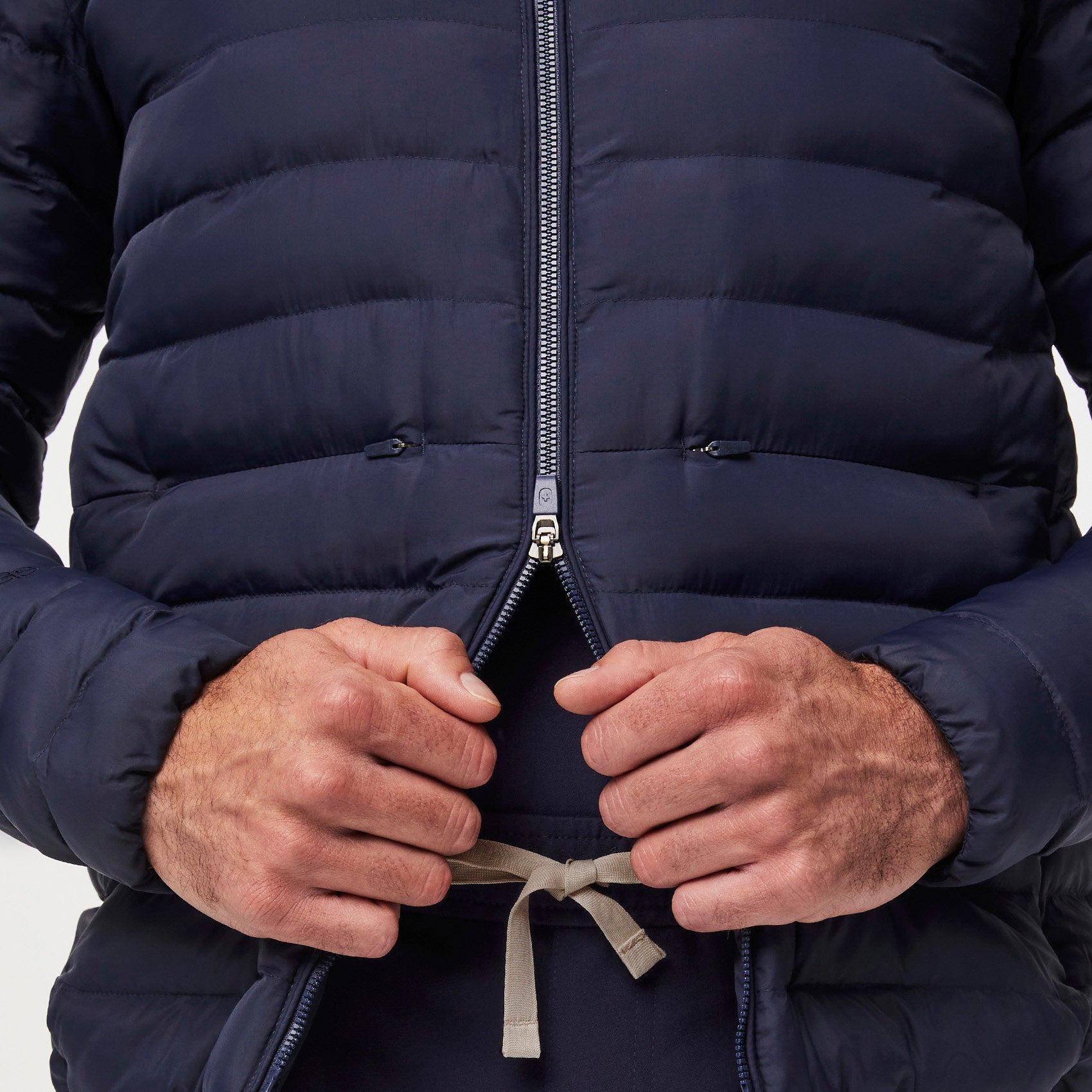 Packable Puffer Jacket - Navy