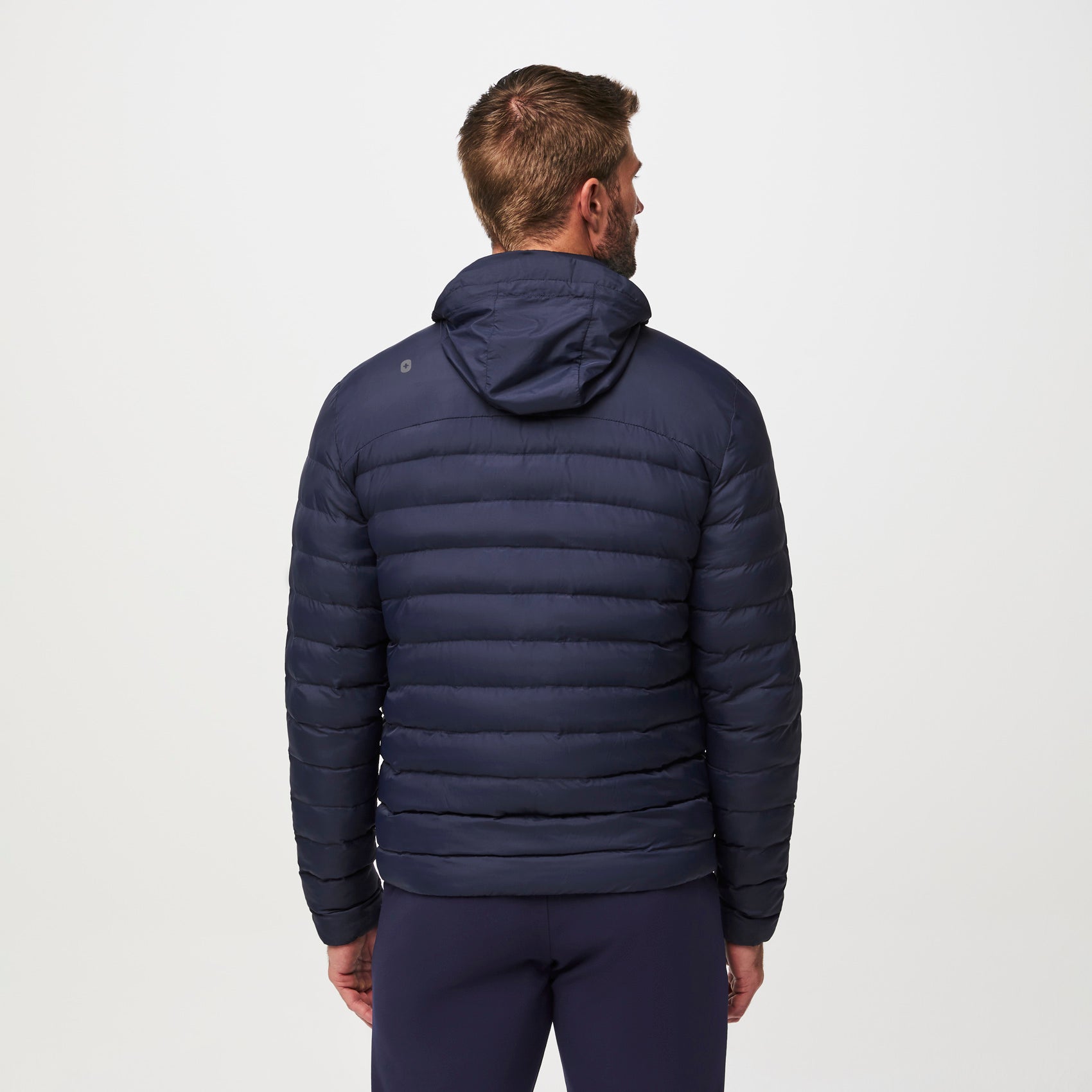 Packable Puffer Jacket - Navy