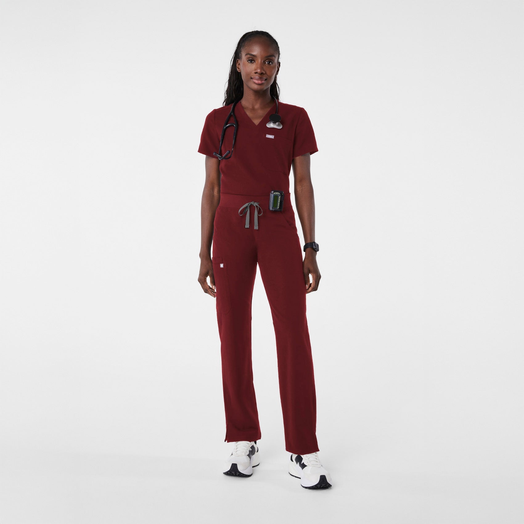 Kade Straight-Leg Scrub Pant™ - Burgundy
