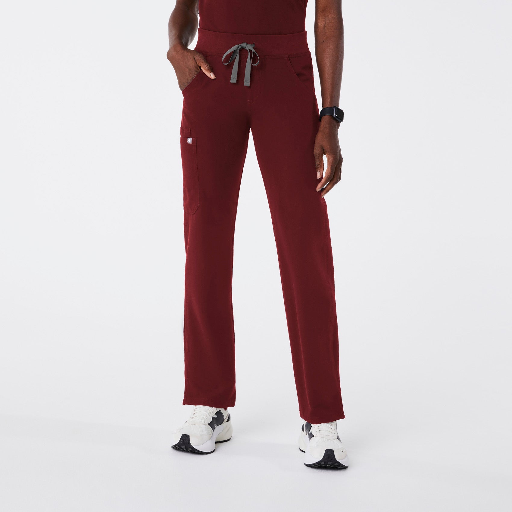 Kade Straight-Leg Scrub Pant™ - Burgundy