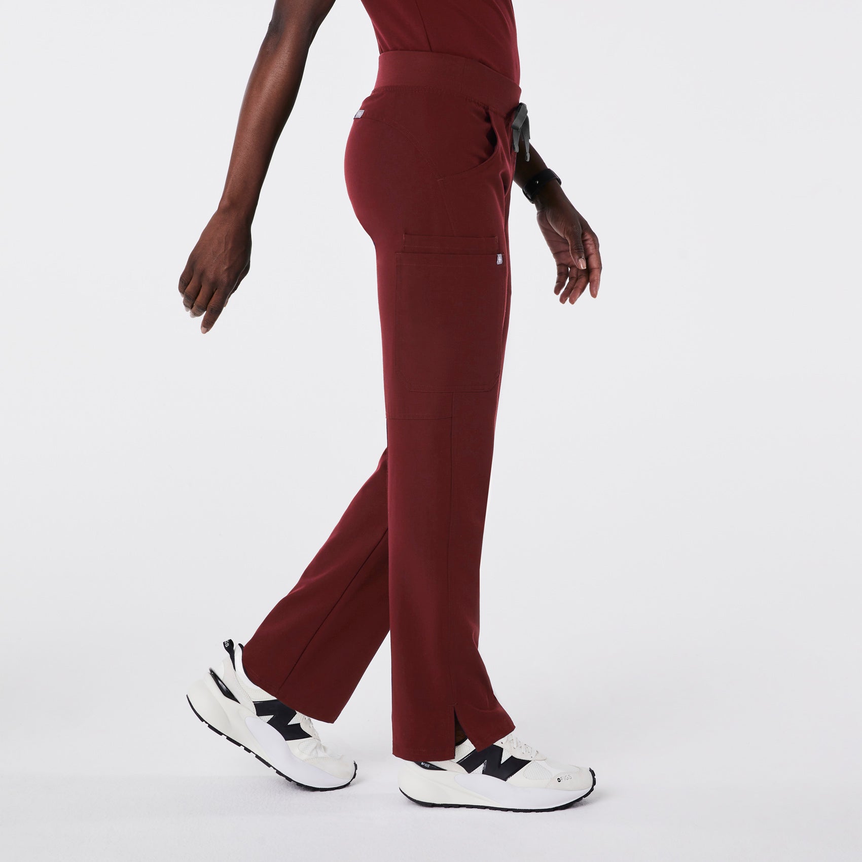 Kade Straight-Leg Scrub Pant™ - Burgundy