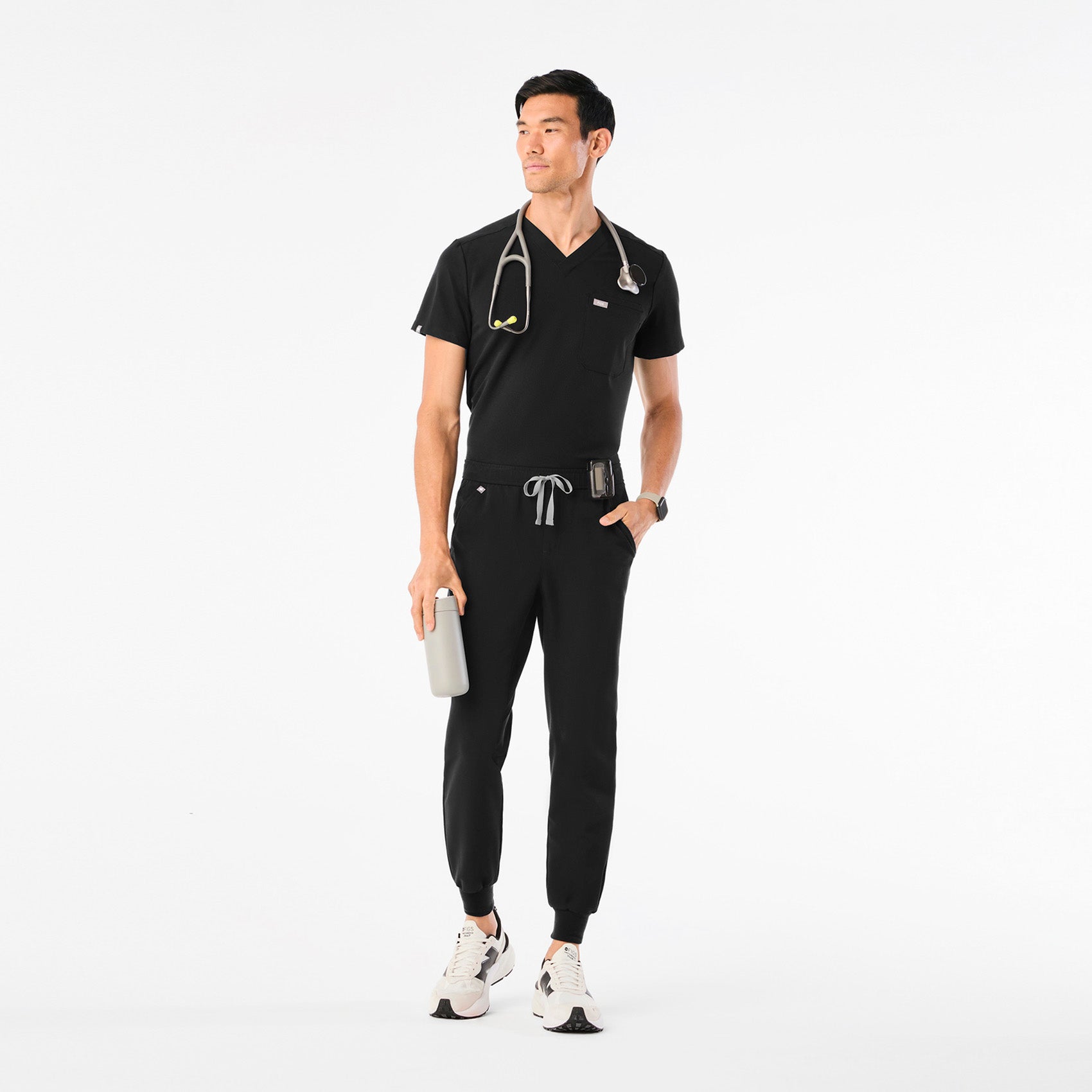 Leon Scrub Top™ - Black