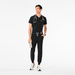 Leon Scrub Top™ - Black