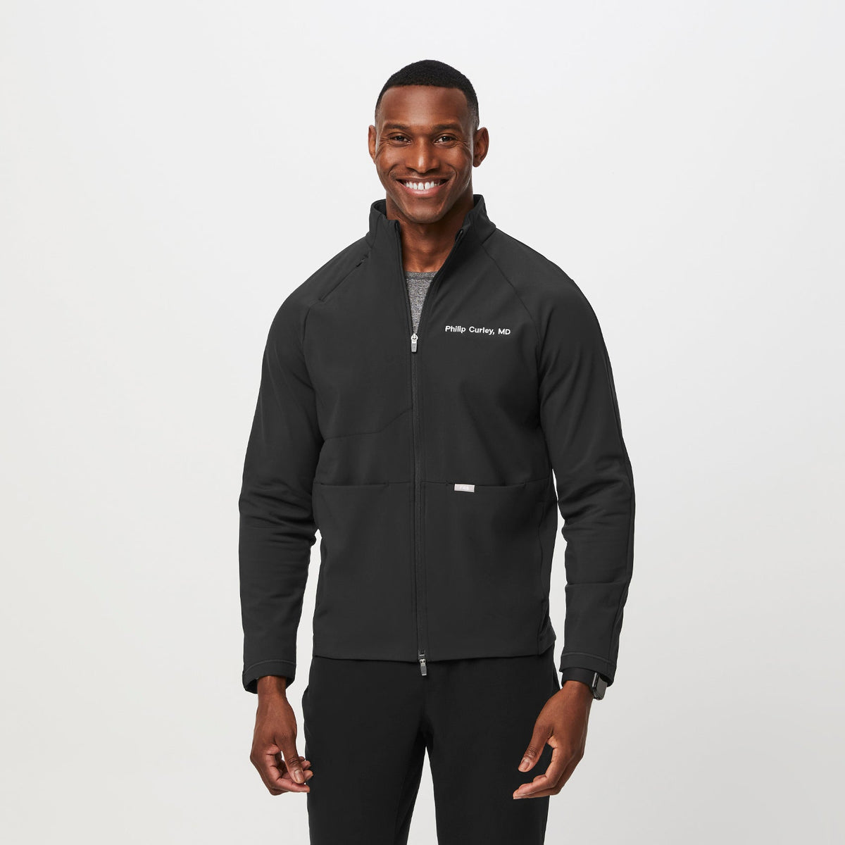 ContourKnit Scrub Jacket™ - Black