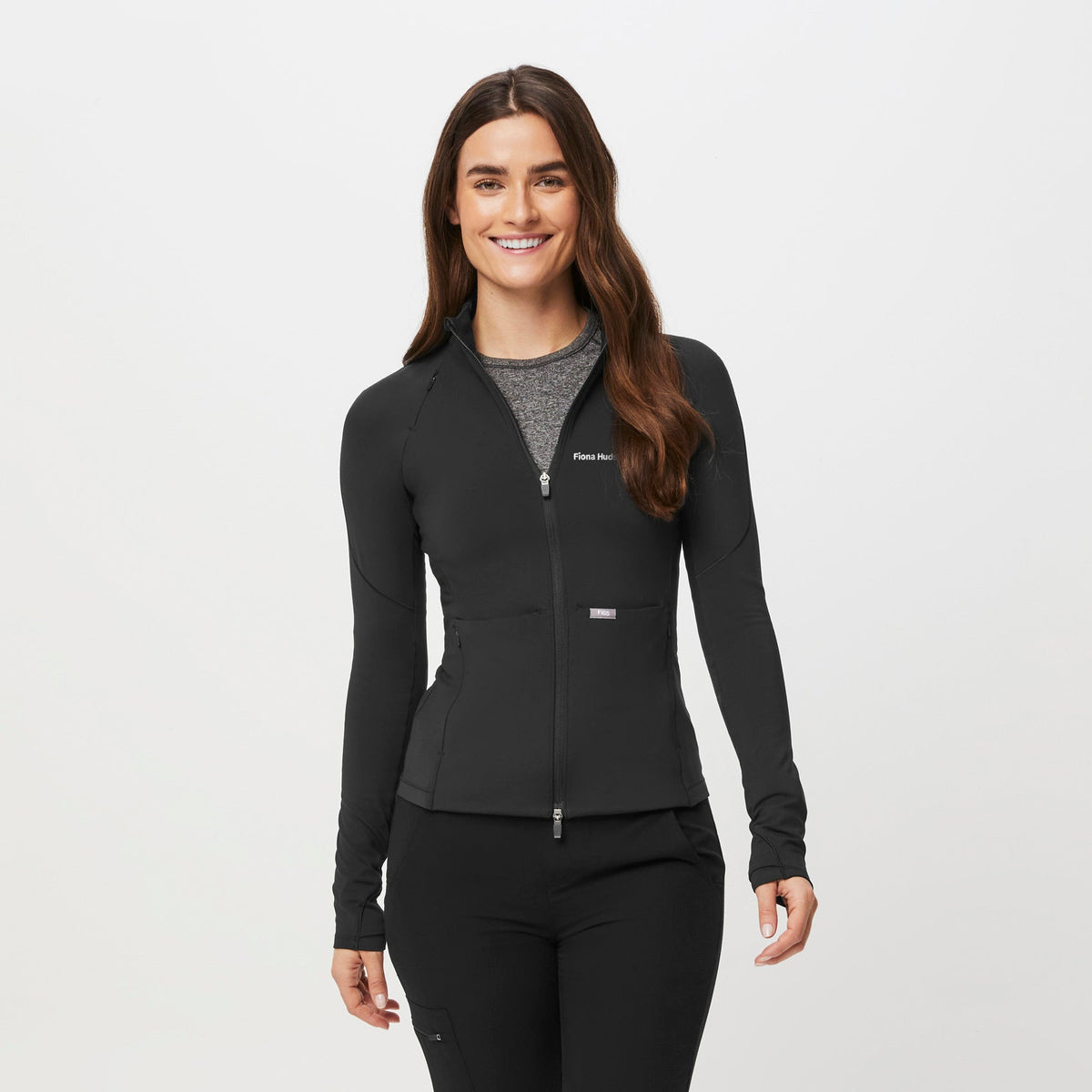 ContourKnit Scrub Jacket™ - Black