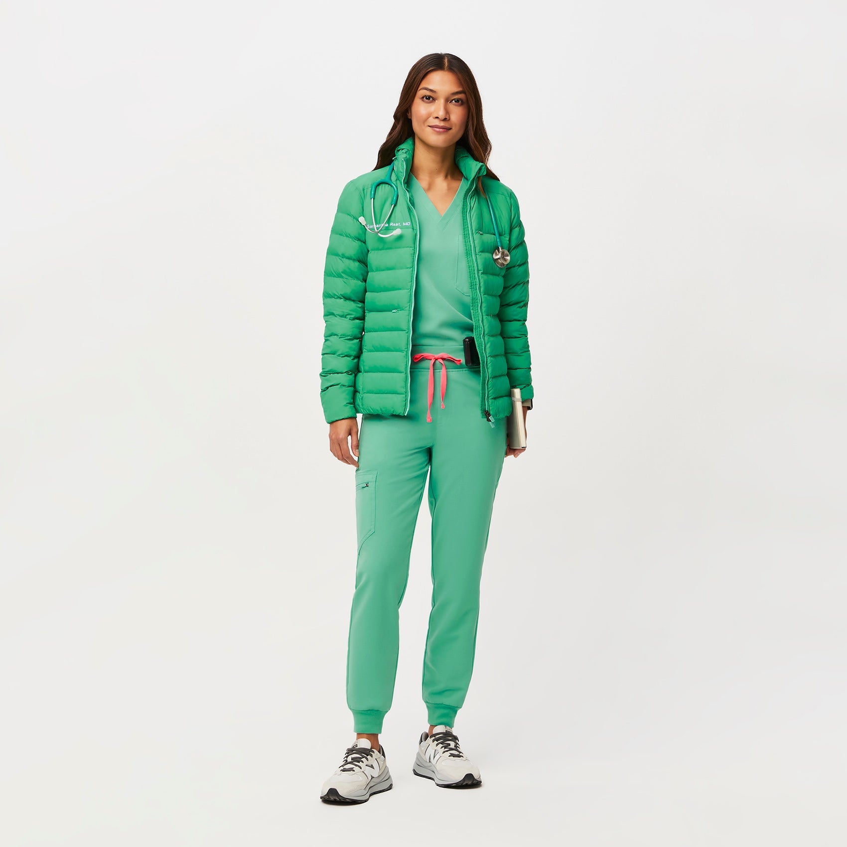 Packable Puffer Jacket - Surgical Green