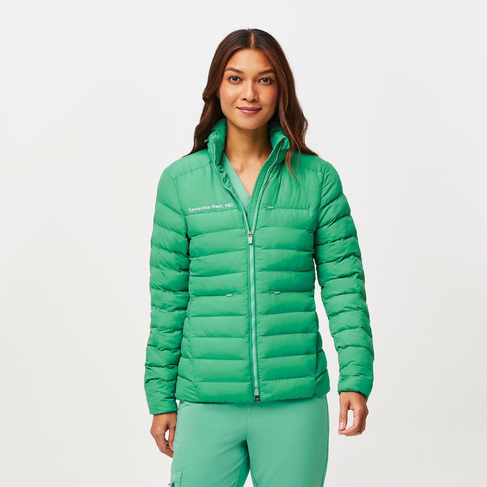 Packable Puffer Jacket - Surgical Green
