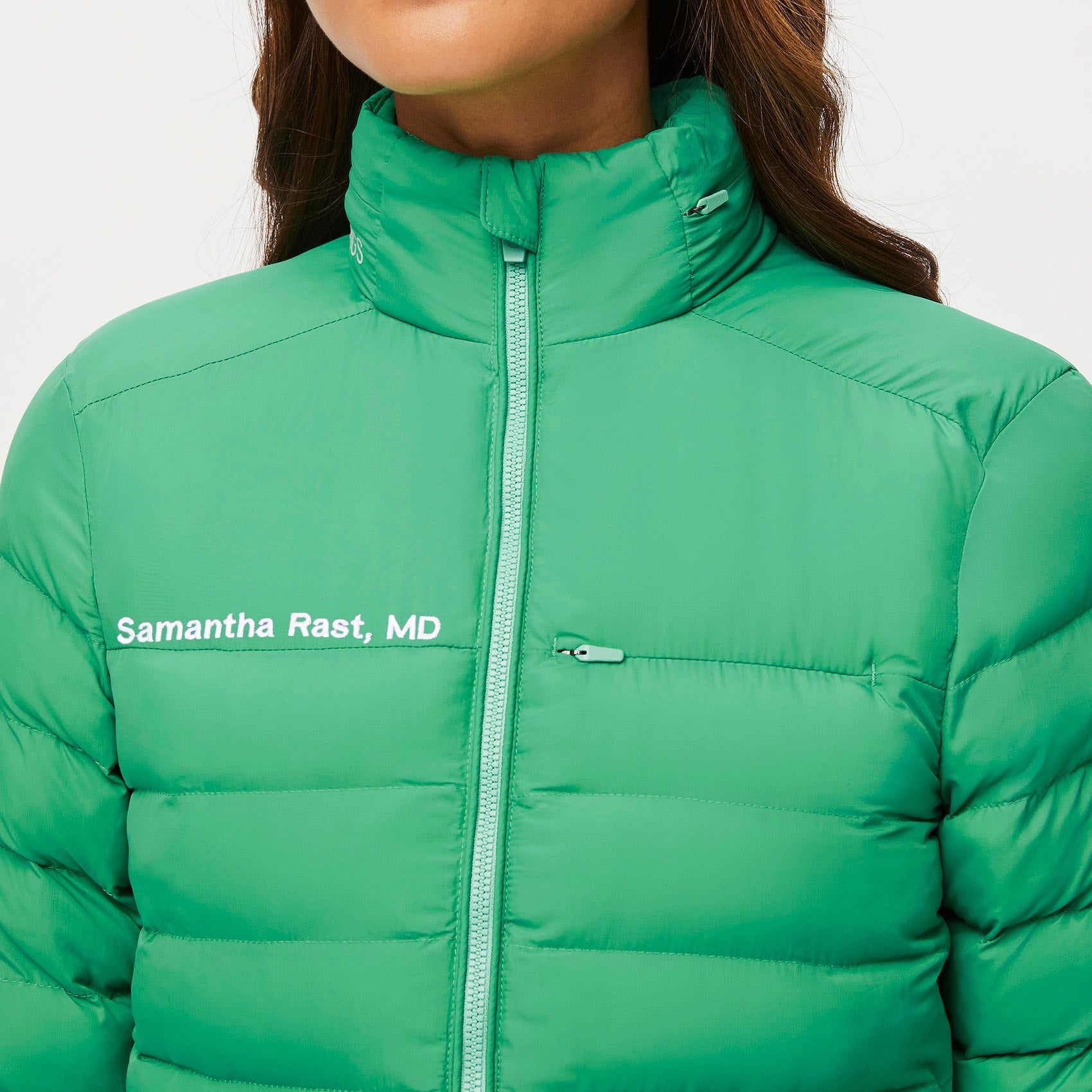 Packable Puffer Jacket - Surgical Green