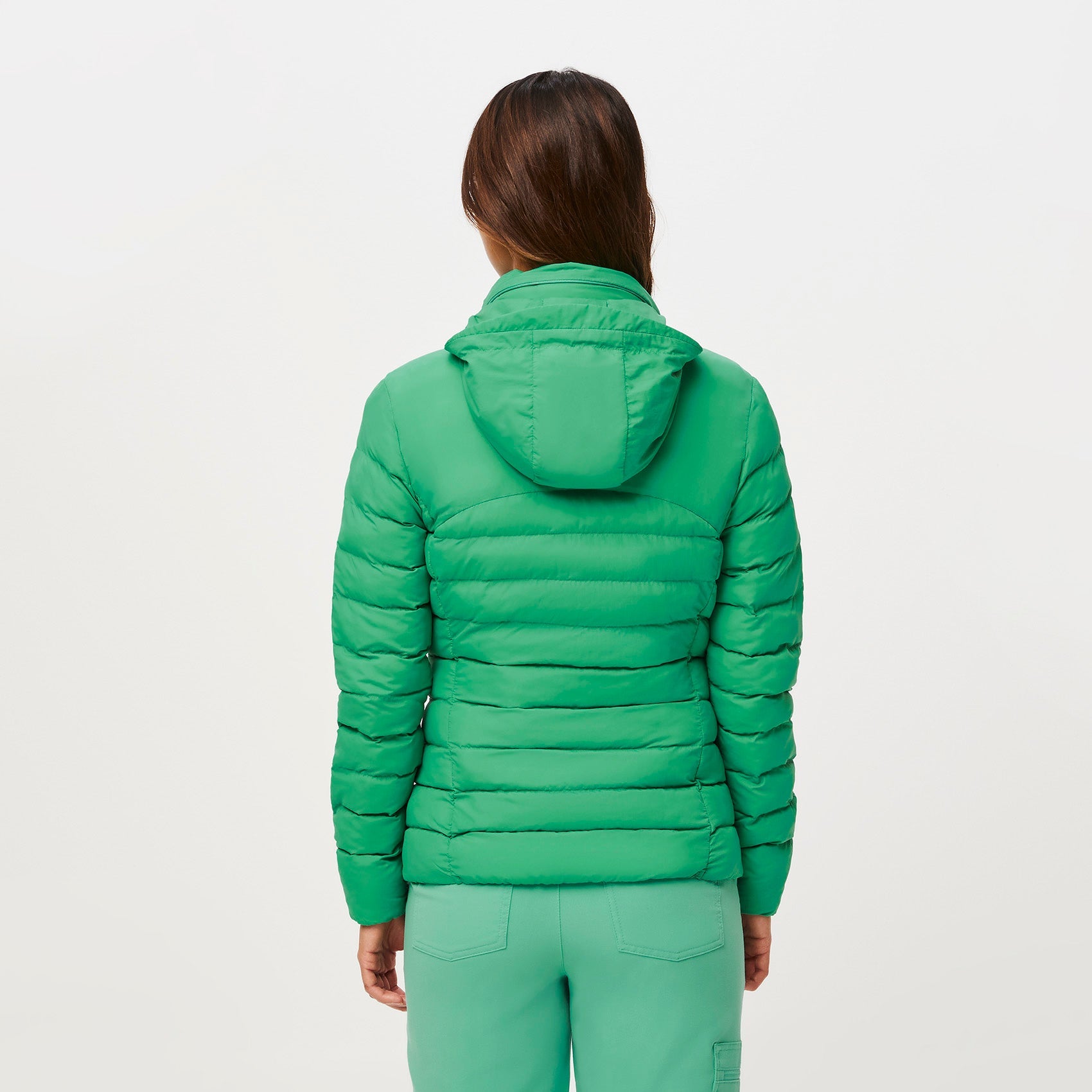 Packable Puffer Jacket - Surgical Green