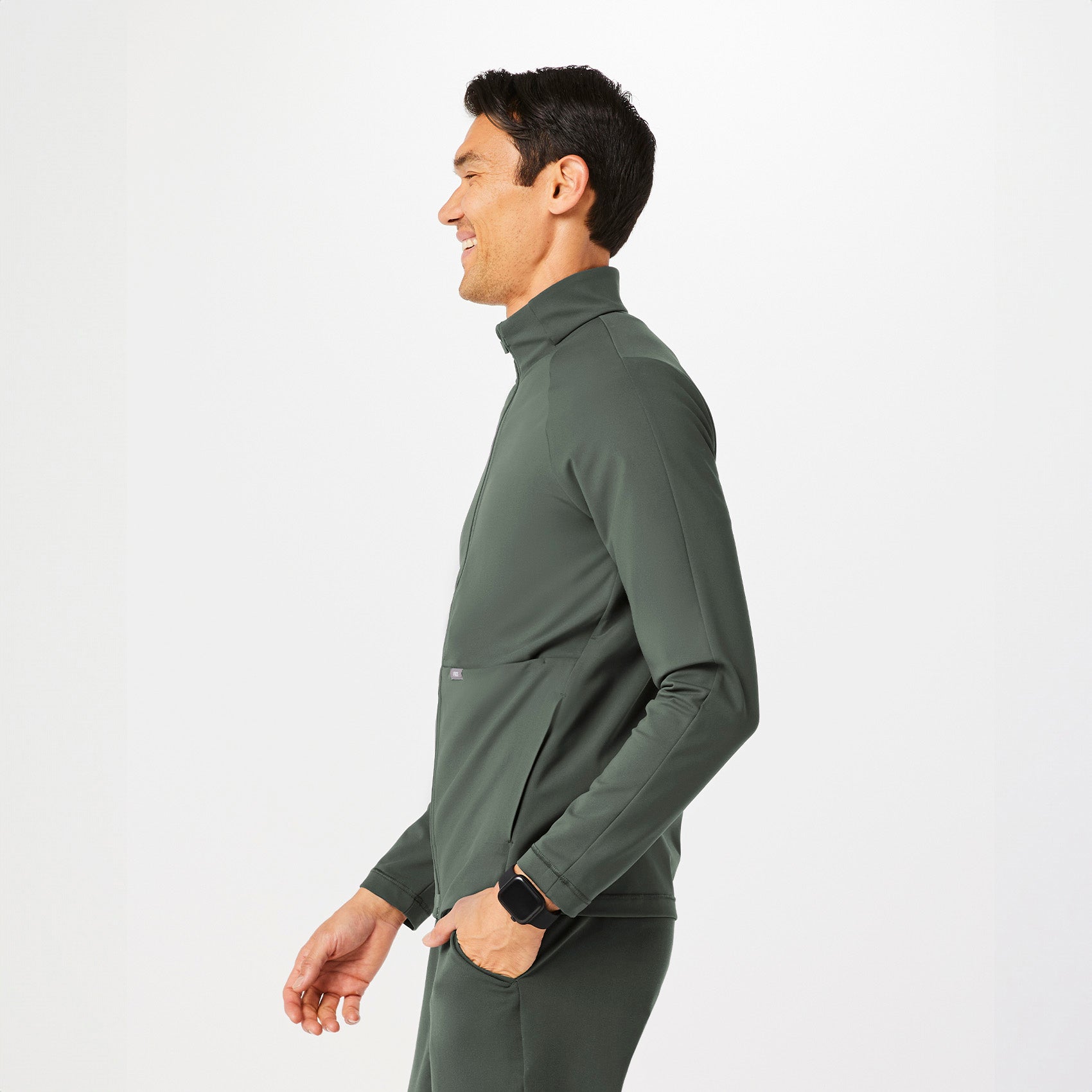 ContourKnit Scrub Jacket™ - Moss