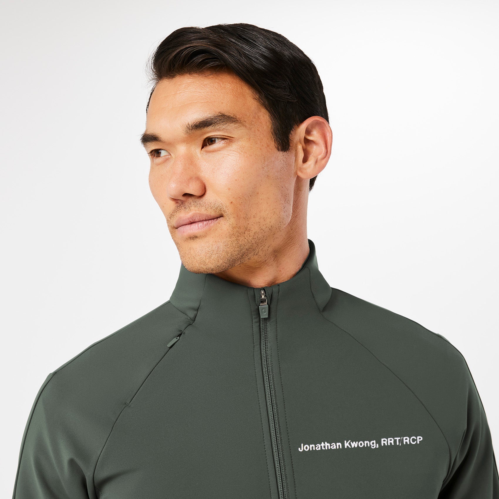 ContourKnit Scrub Jacket™ - Moss