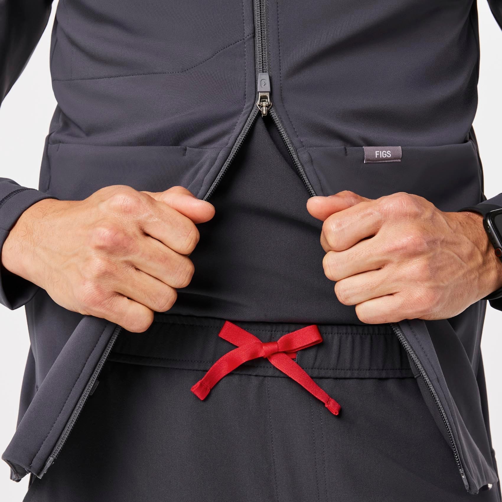 ContourKnit Scrub Jacket™ - Charcoal