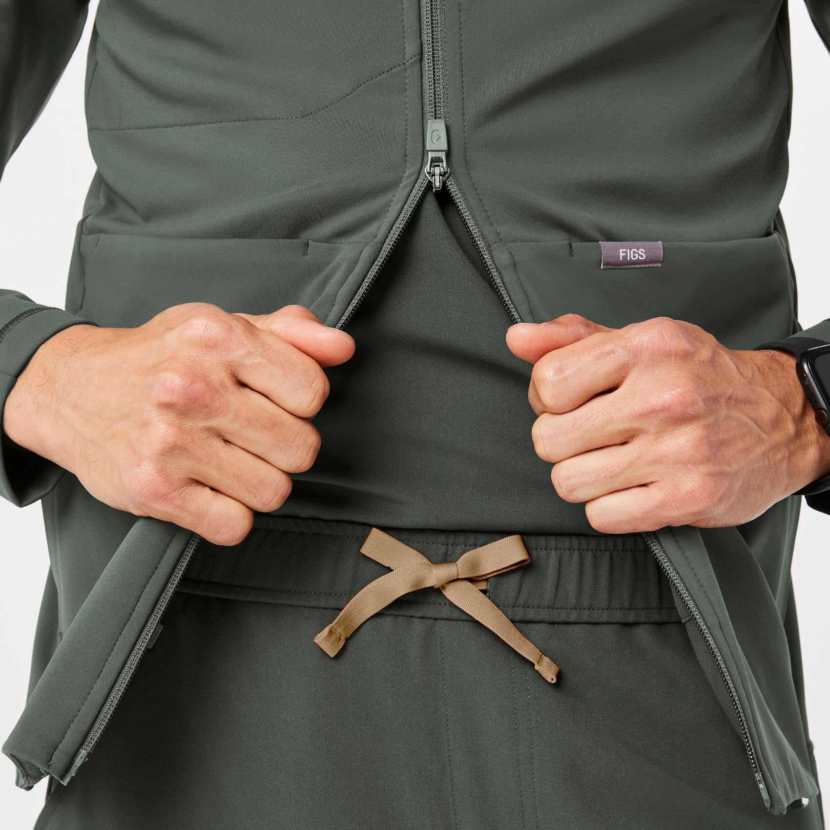 ContourKnit Scrub Jacket™ - Moss