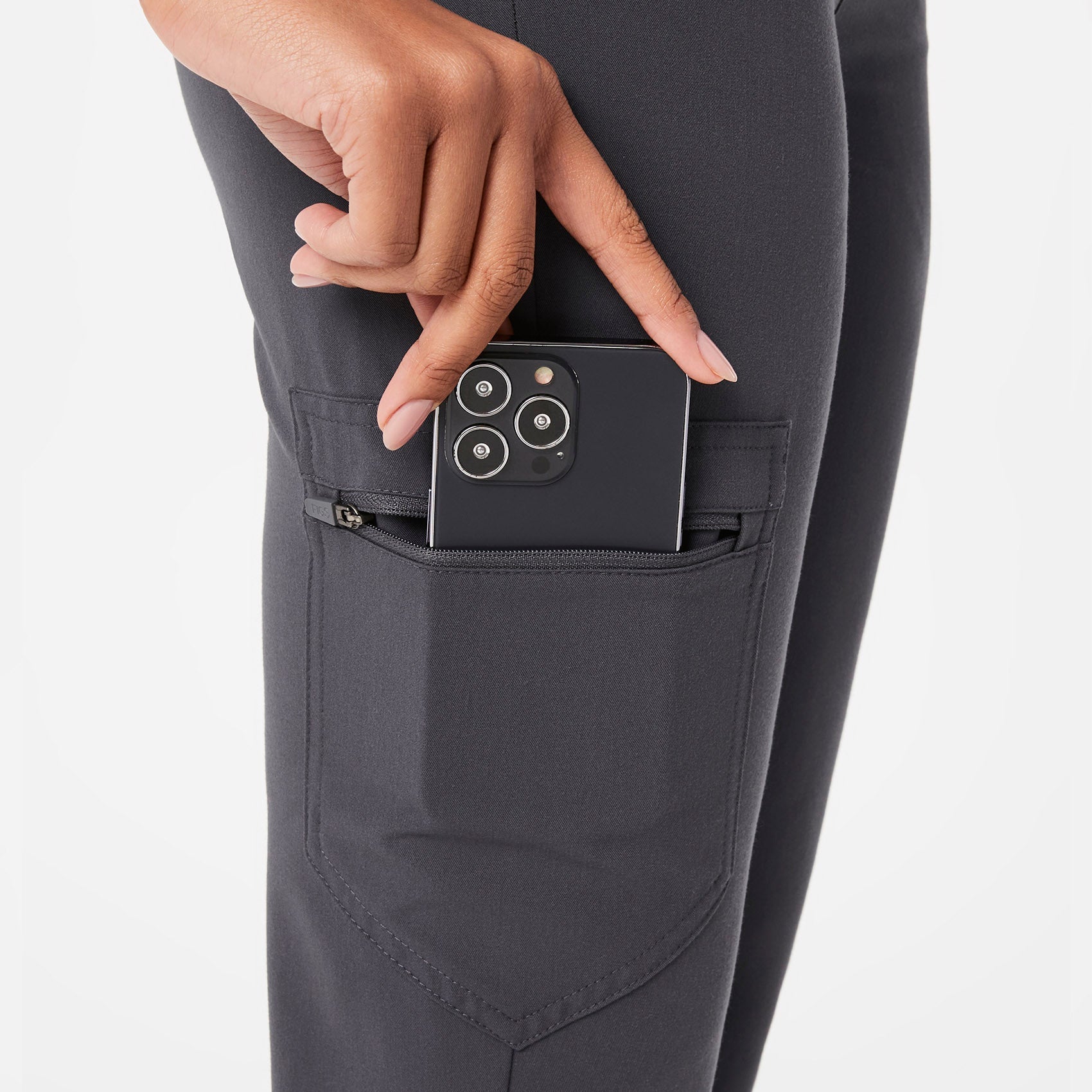Zamora High-Rise Jogger Scrub Pant™ - Charcoal